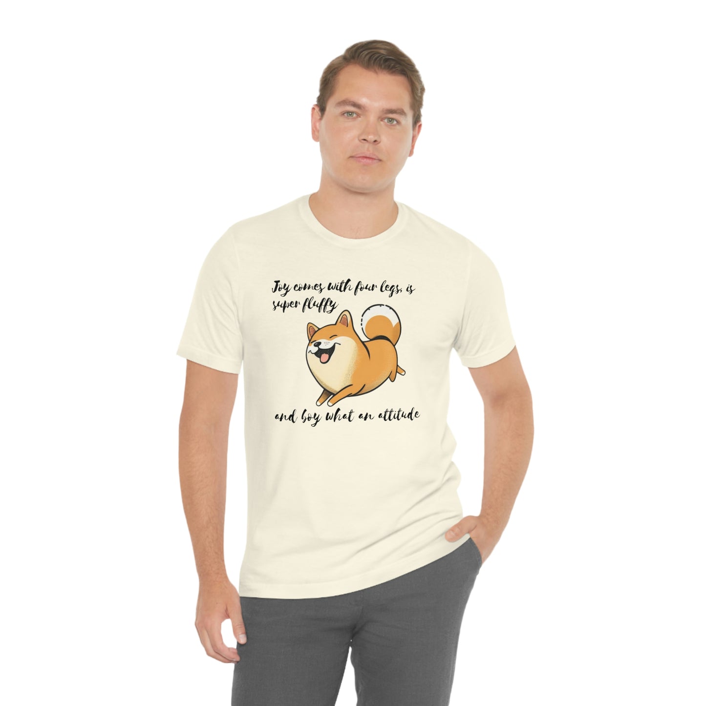 Boy, What an Attitude | Shiba Inu | Unisex Jersey Short Sleeve Tee