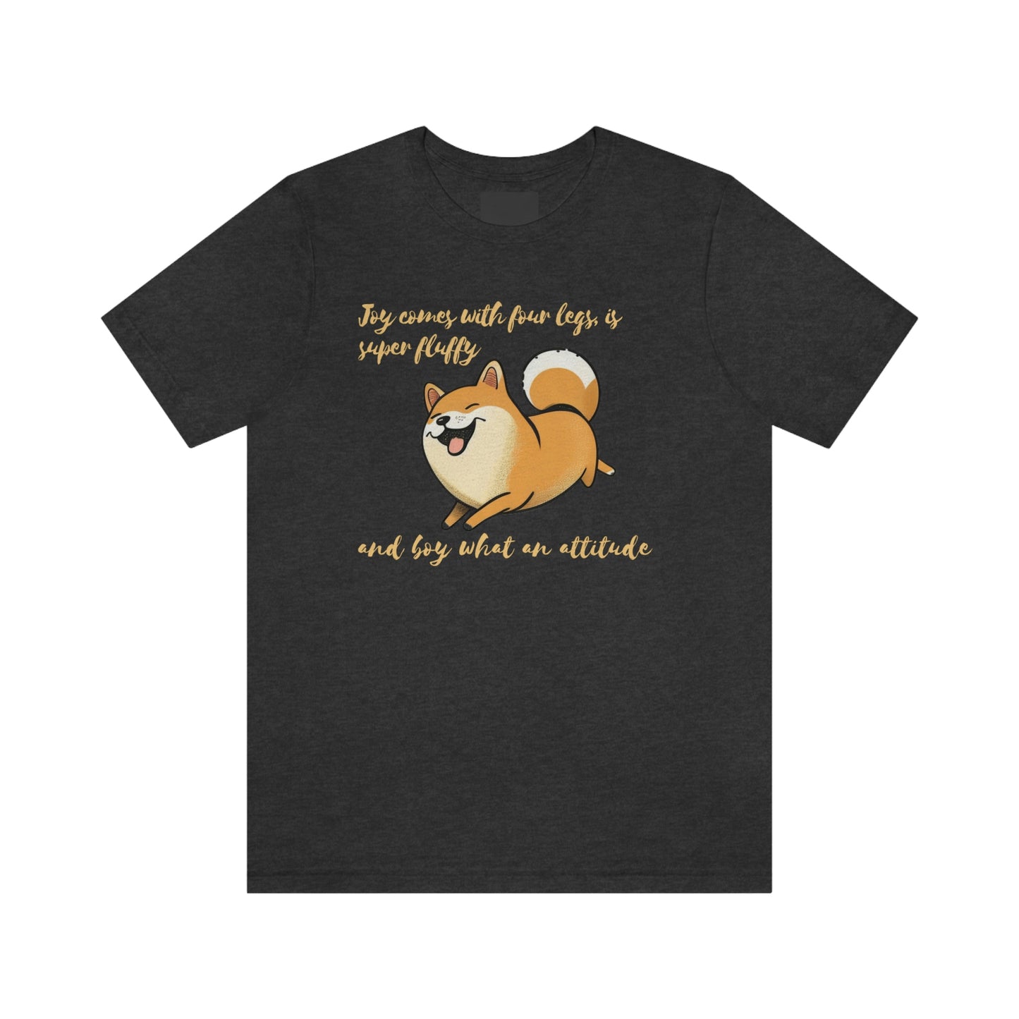 Boy, What an Attitude | Shiba Inu | Unisex Jersey Short Sleeve Tee