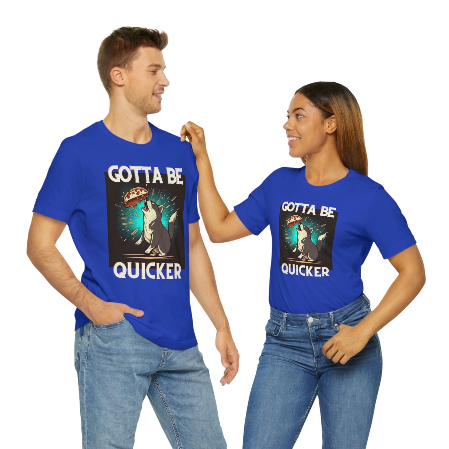 Gotta Be Quicker | Shiba Inu | Unisex Jersey Short Sleeve Tee