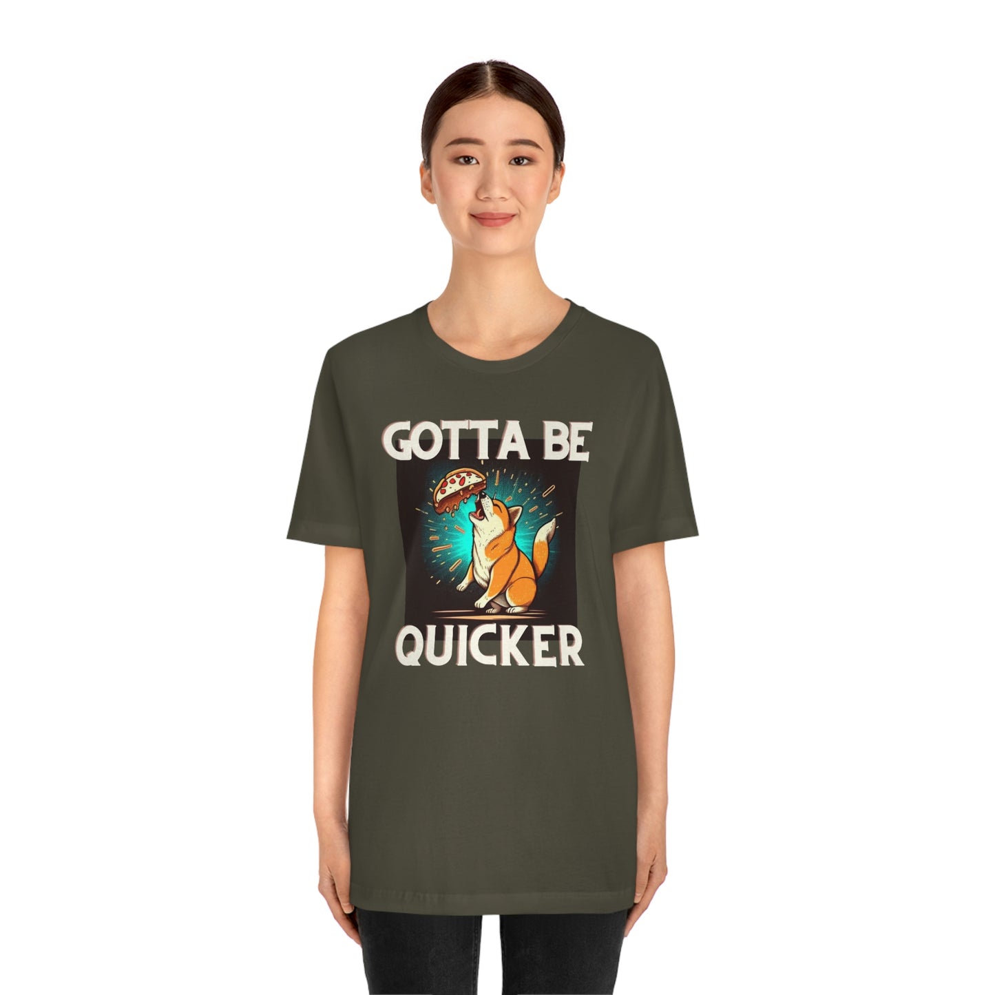 Gotta Be Quicker | Shiba  Inu | Unisex Jersey Short Sleeve Tee