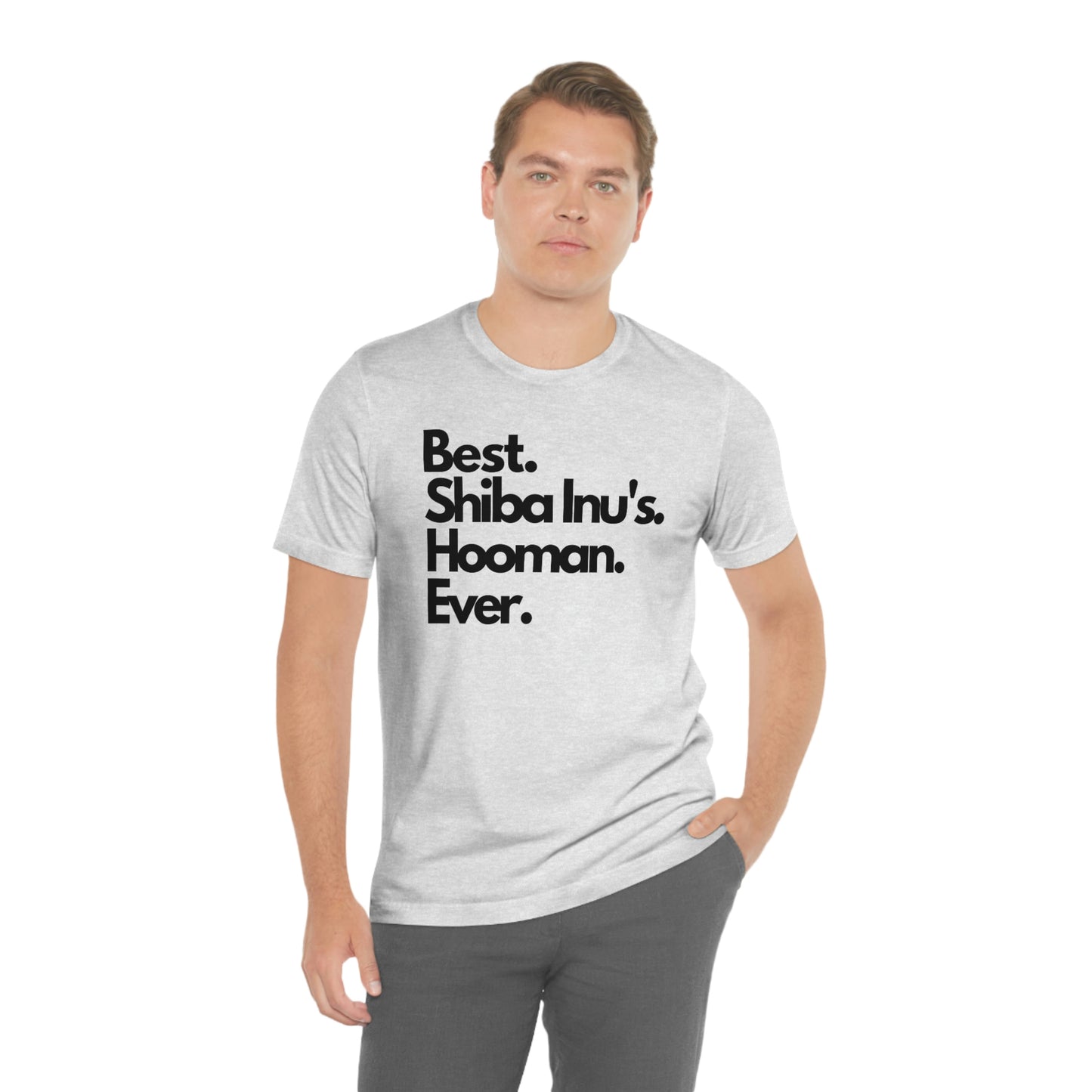 Best Shiba Inu's Hooman Ever Tshirt | High Quality Shiba Inu Print | Great Gift for Shiba Mom or Shiba Dad | Best Shiba Inu Shirt Ever