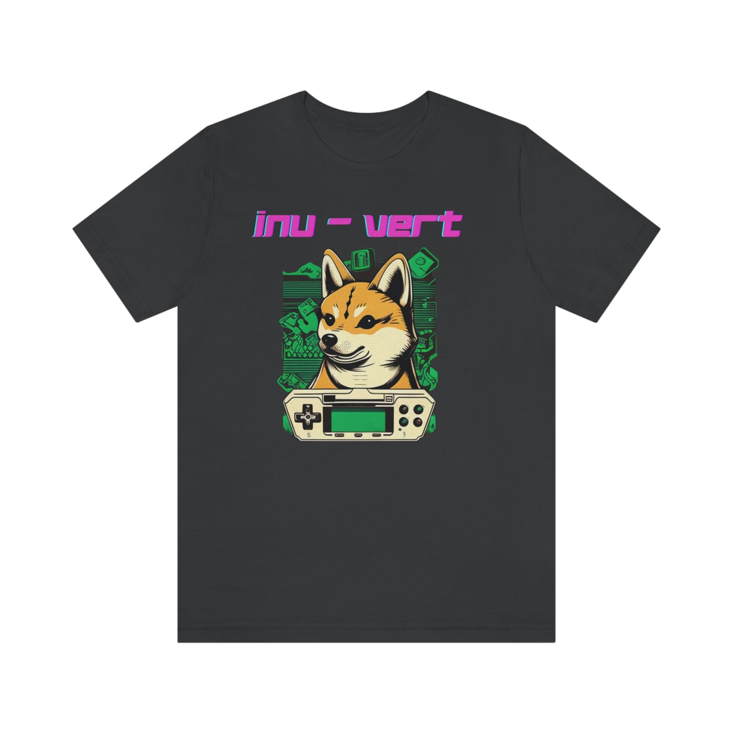 Inu - Vert Shiba Inu Funny Gamer Tshirt | Dog Owner Top