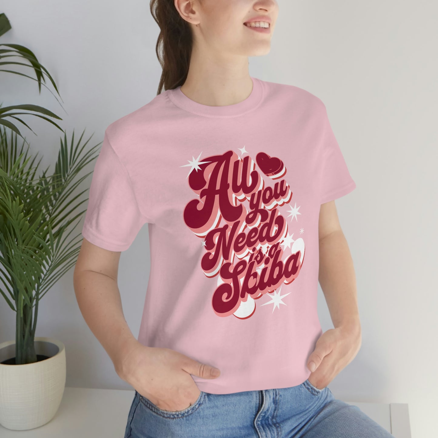 Comfy Shiba Love T-Shirt with "All You Need is a Shiba" Design - Perfect Gift for Shiba Lovers!