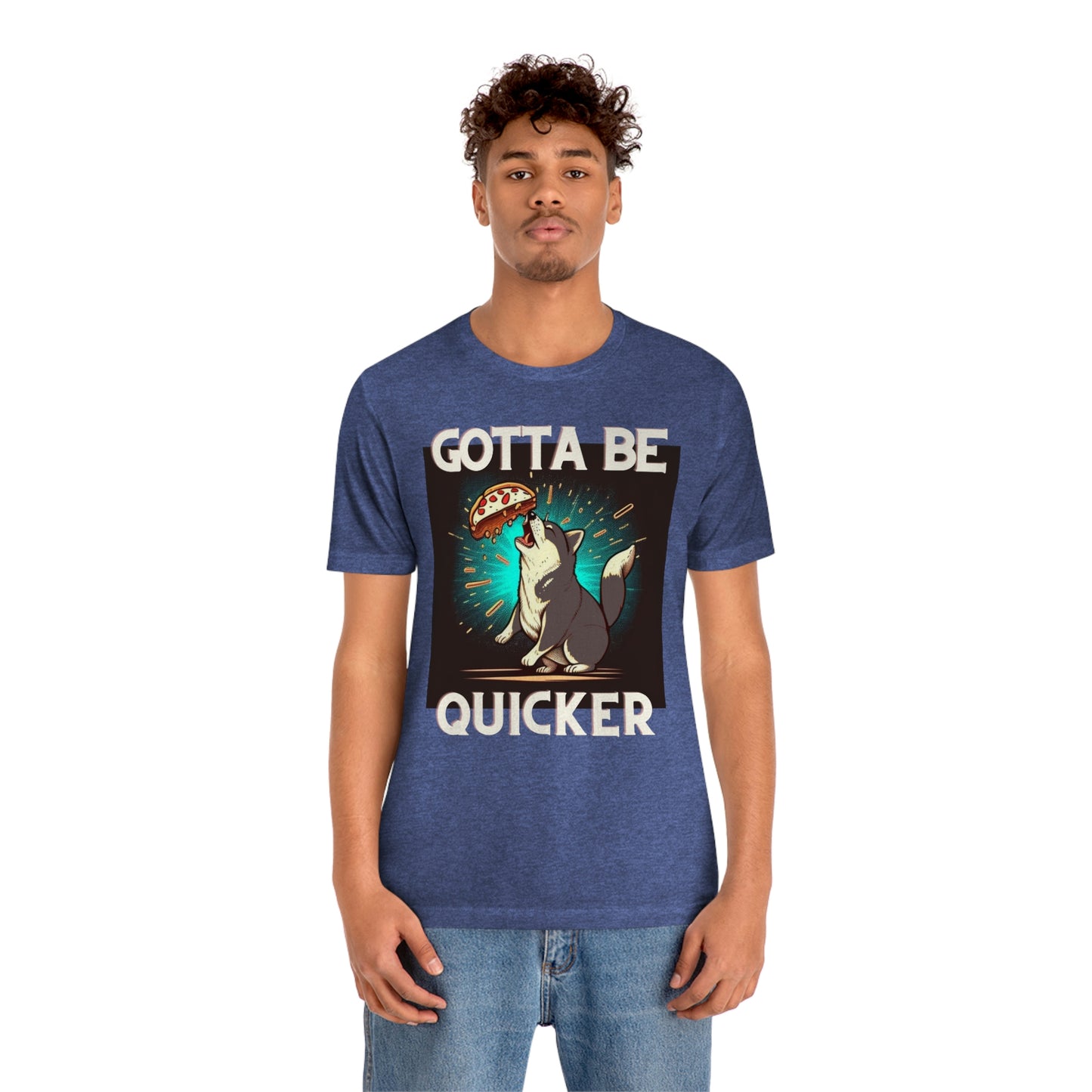 Gotta Be Quicker | Shiba Inu | Unisex Jersey Short Sleeve Tee