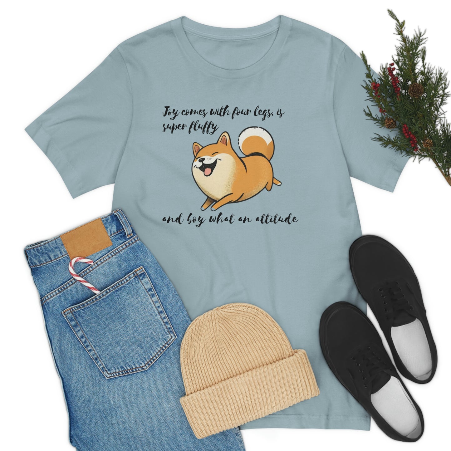 Boy, What an Attitude | Shiba Inu | Unisex Jersey Short Sleeve Tee