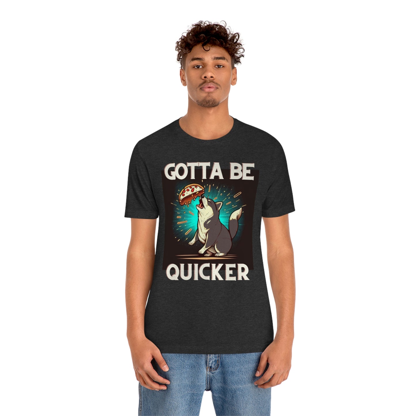 Gotta Be Quicker | Shiba Inu | Unisex Jersey Short Sleeve Tee