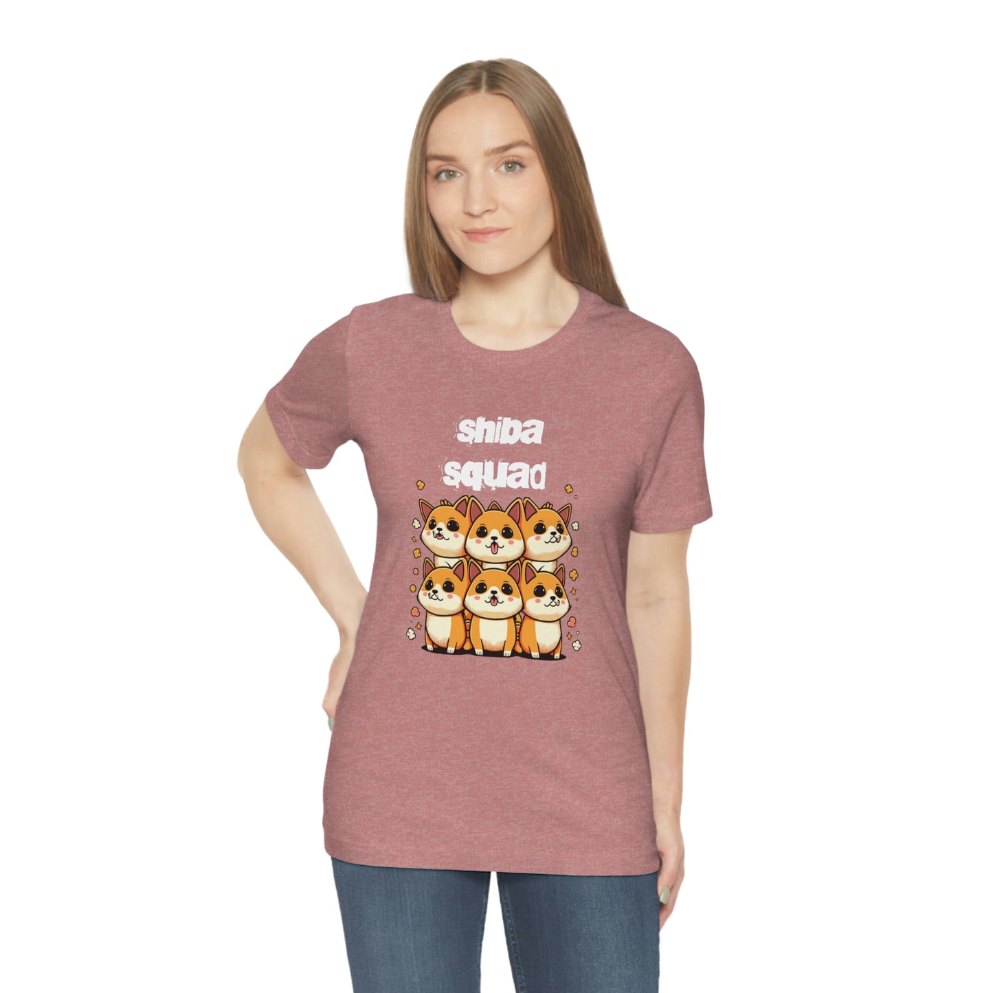 Shiba Squad Graphic Tee - Soft Cotton & Quality Print - Perfect for Shiba Inu Lovers