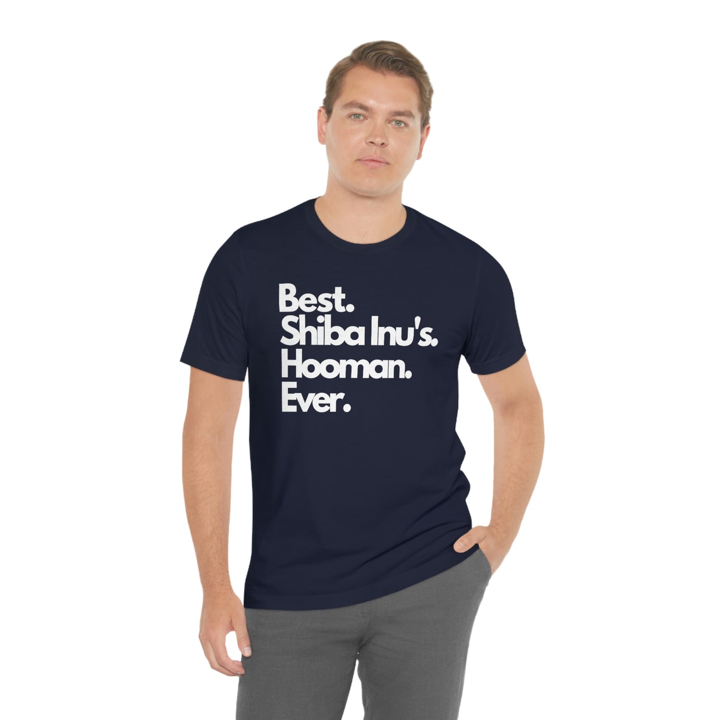 Best Shiba Inu's Hooman Ever Tshirt | High Quality Shiba Inu Print | Great Gift for Shiba Mom or Shiba Dad | Best Shiba Inu Shirt Ever