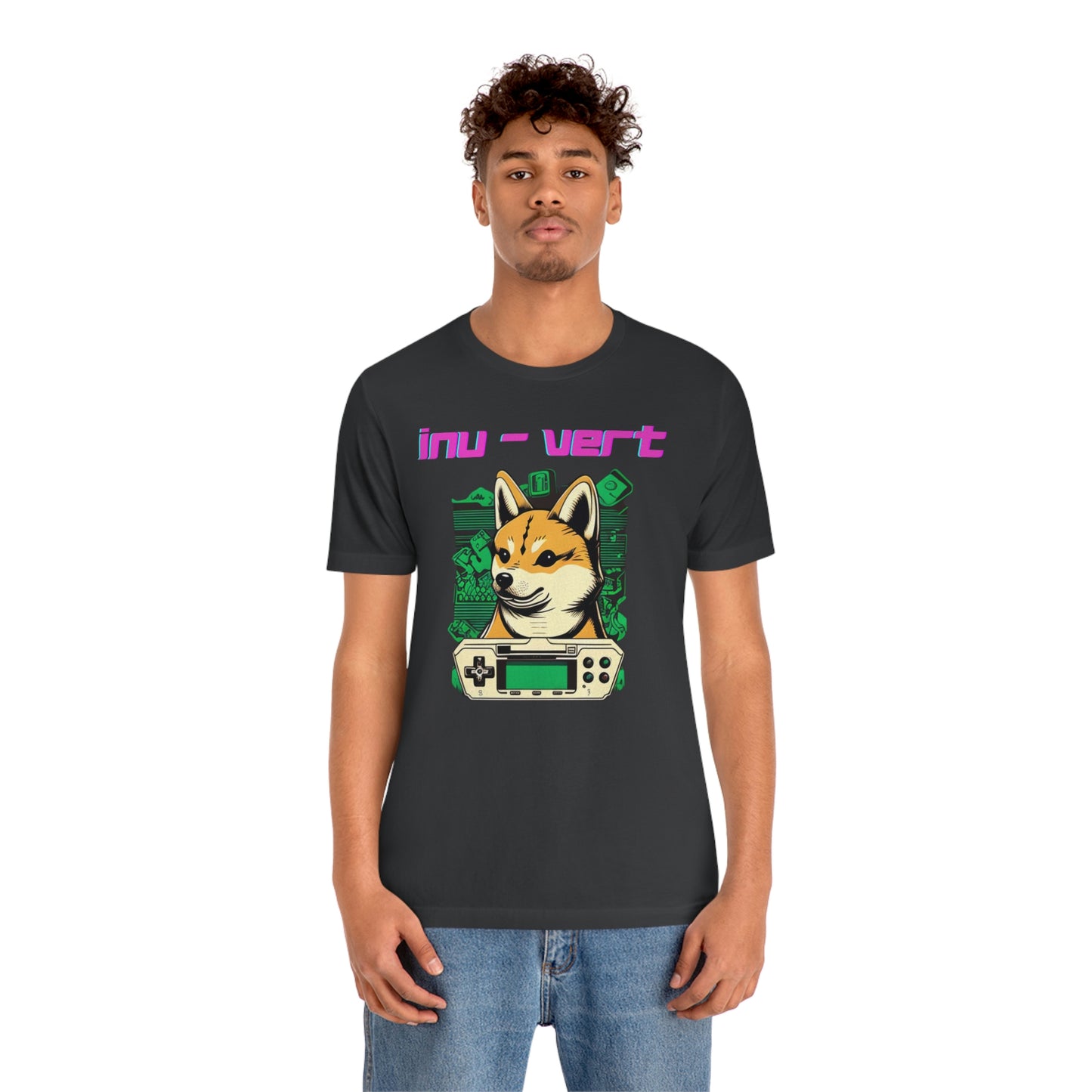 Inu - Vert Shiba Inu Funny Gamer Tshirt | Dog Owner Top