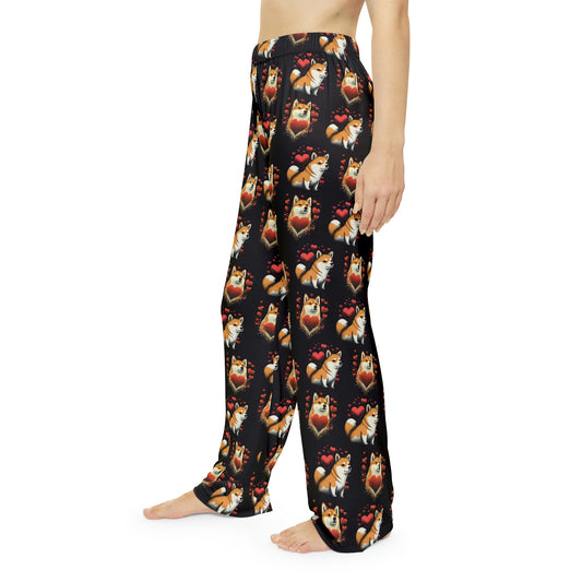 Shiba Puppy Love | Women's Pajama Pants