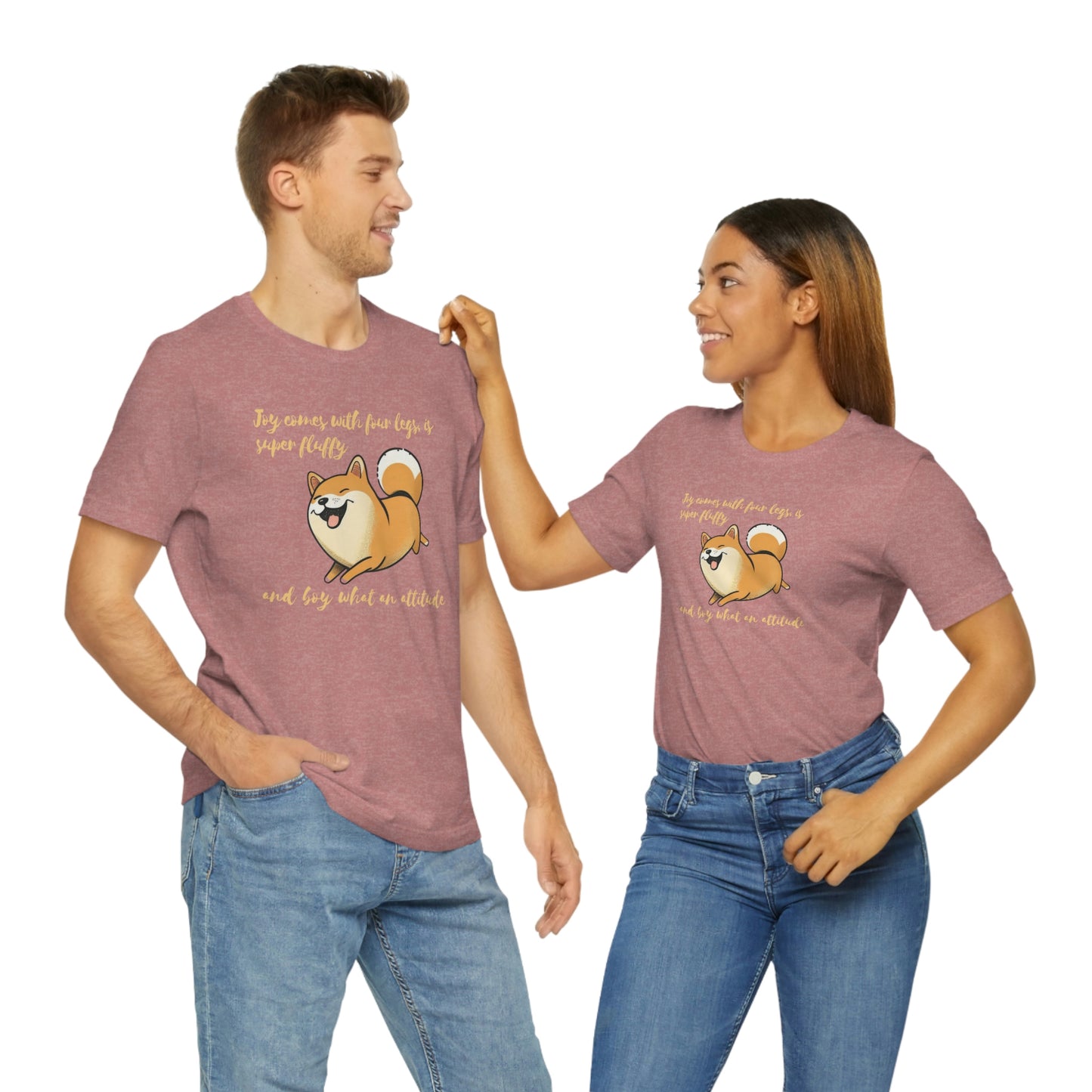 Boy, What an Attitude | Shiba Inu | Unisex Jersey Short Sleeve Tee