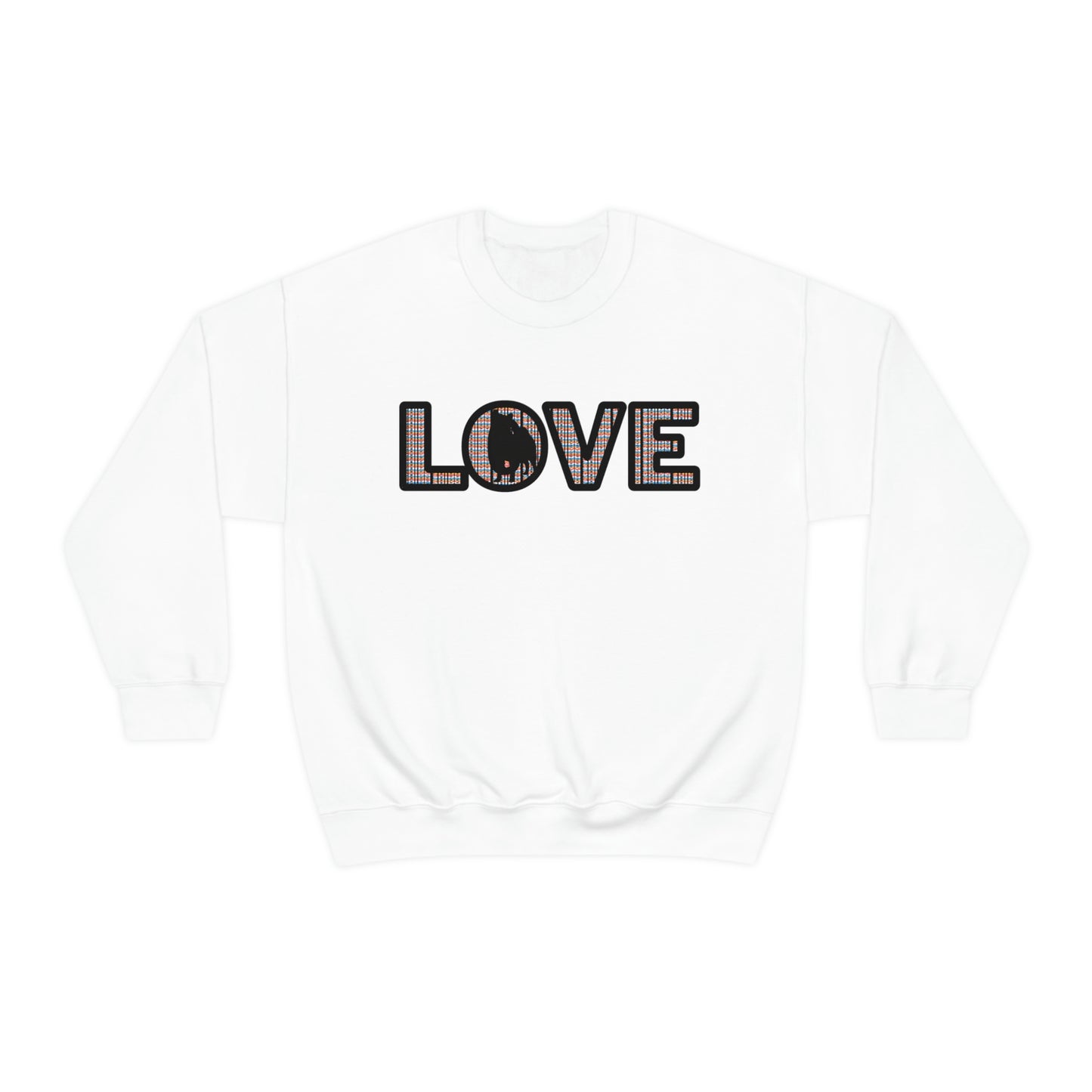 Shiba Inu Sweatshirt - 'LOVE' Shiba's Design - Crewneck Sweatshirt - Soft, Warm, and Stylish Great Warm Shiba Inu Gift for a Shiba Inu Lover