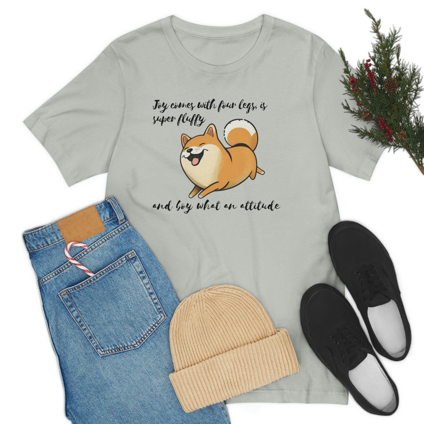 Boy, What an Attitude | Shiba Inu | Unisex Jersey Short Sleeve Tee