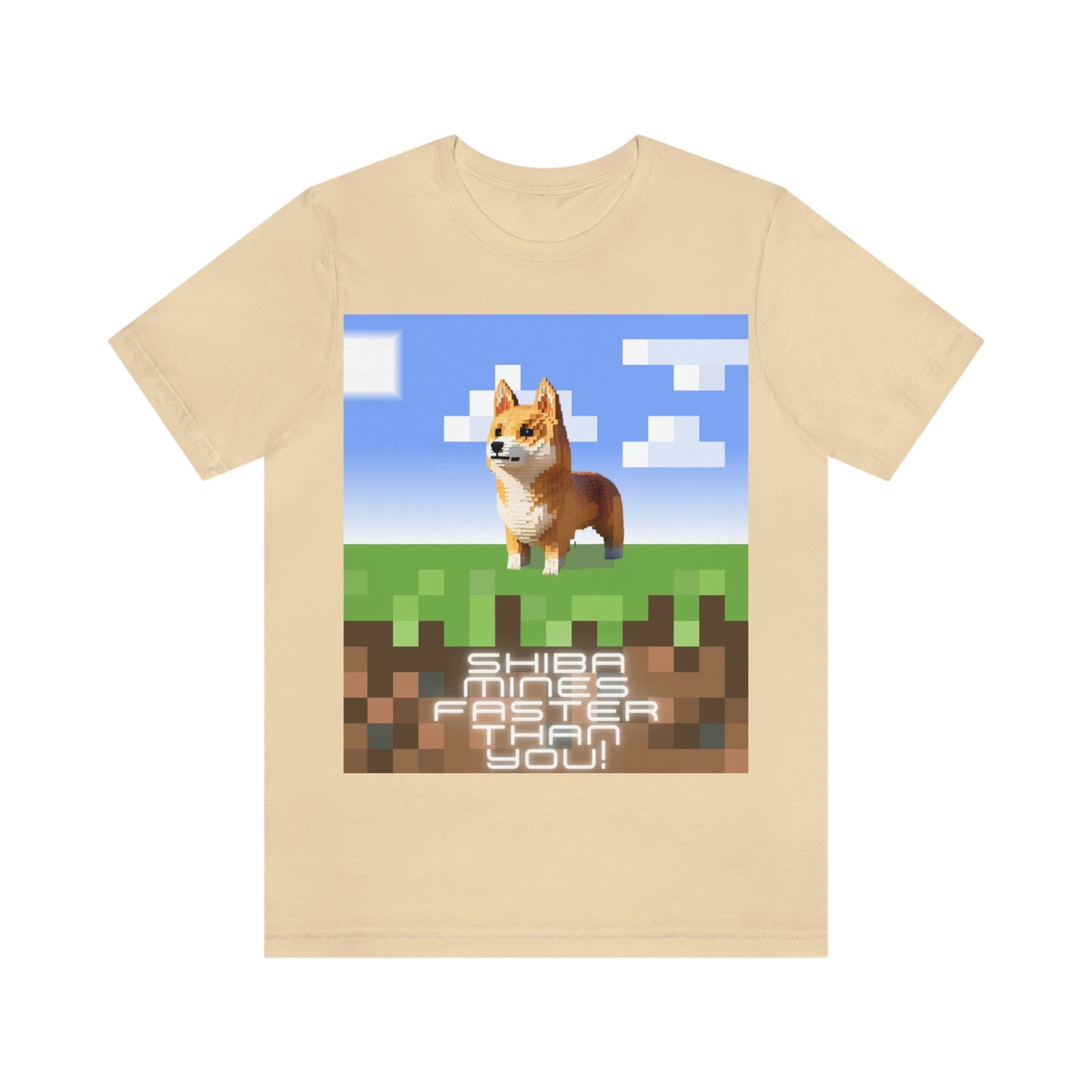 Shiba Mines Faster | Unisex Jersey Short Sleeve Tee