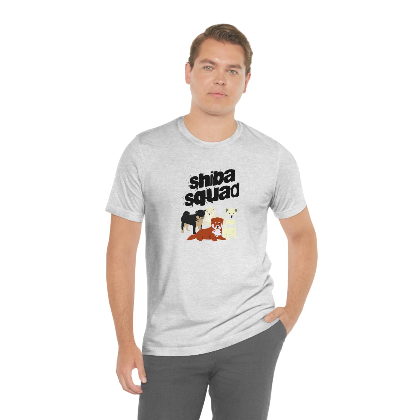 Unleash Your Inner Shiba Squad with Our Adorable T-Shirt Featuring 3 Cute Shiba Inus!