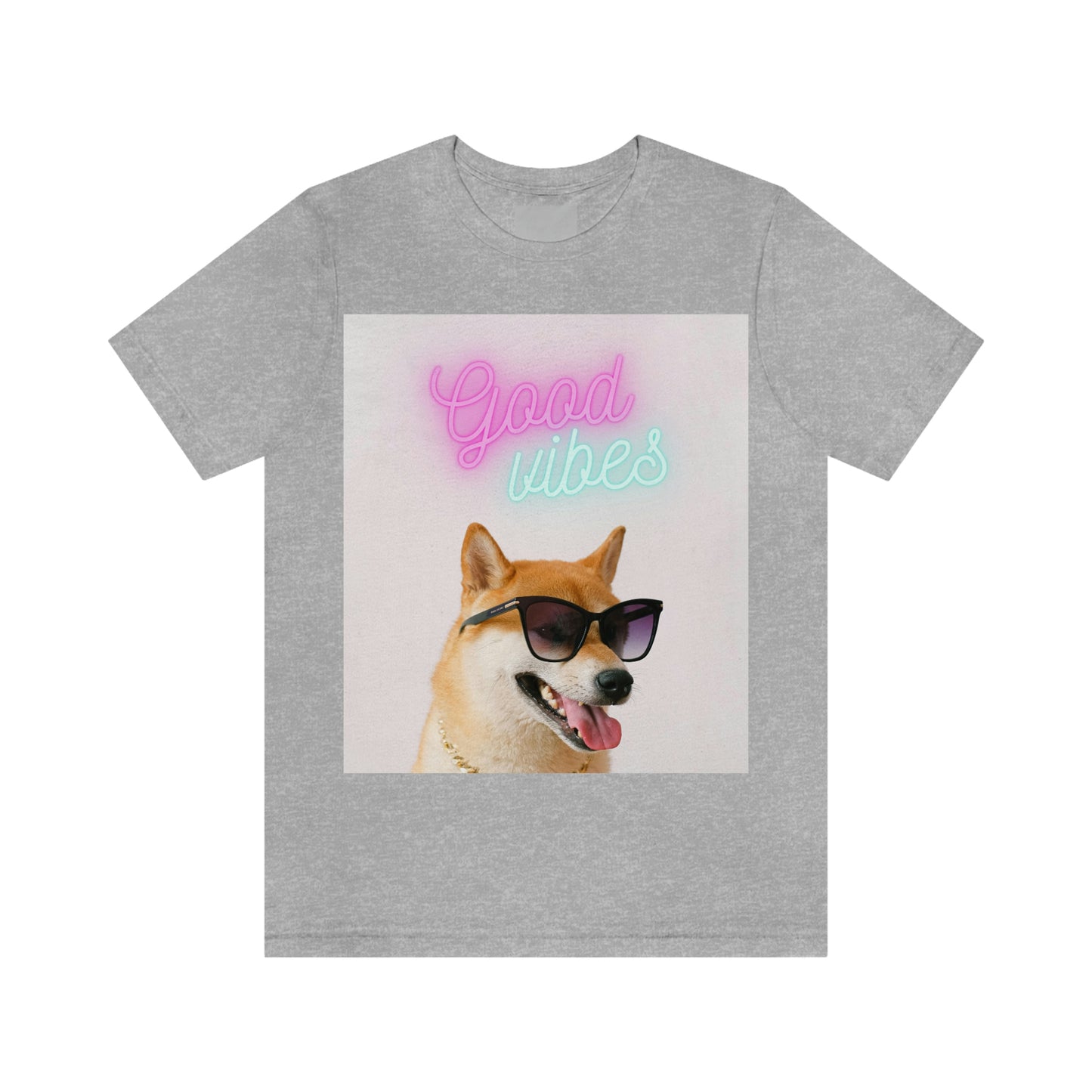 Good Vibes | Shiba Inu | Unisex Jersey Short Sleeve Tee