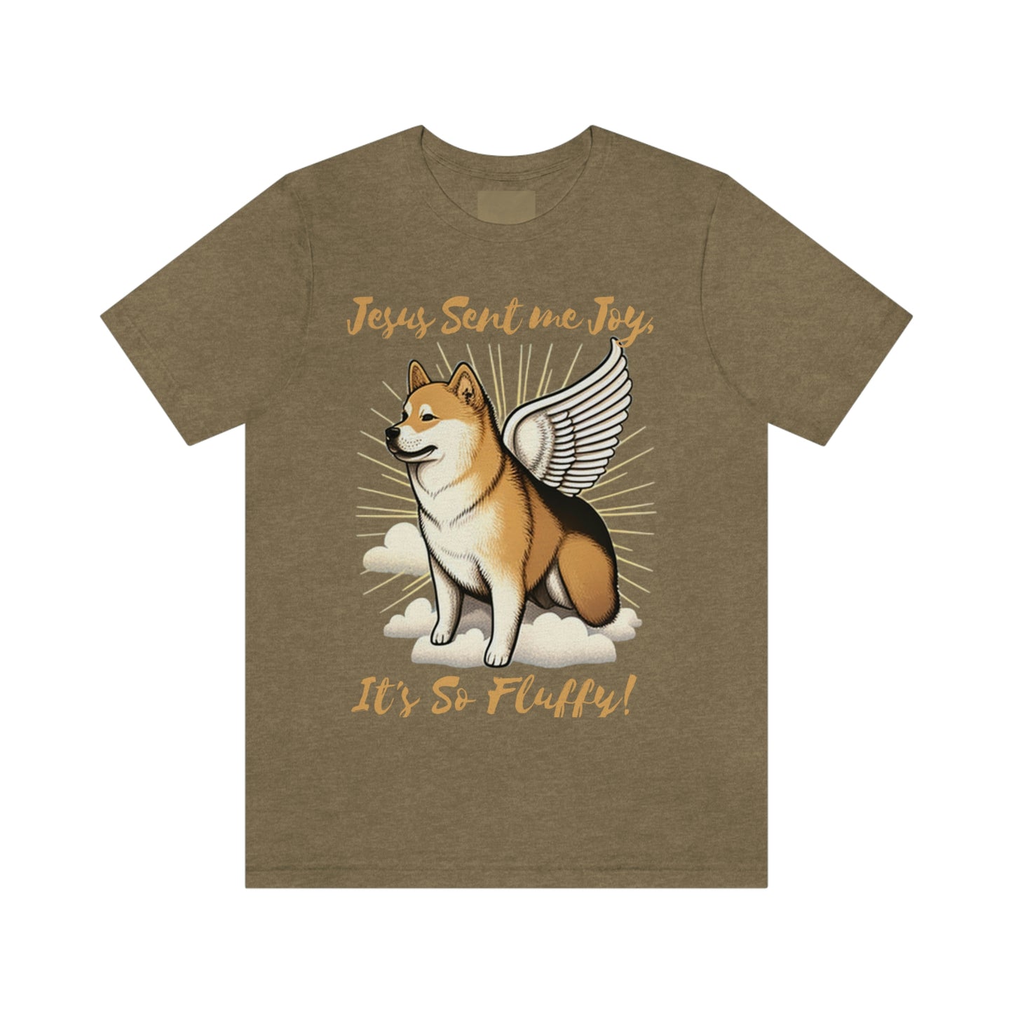 Jesus Sent me Joy | Shiba Inu | Unisex Jersey Short Sleeve Tee