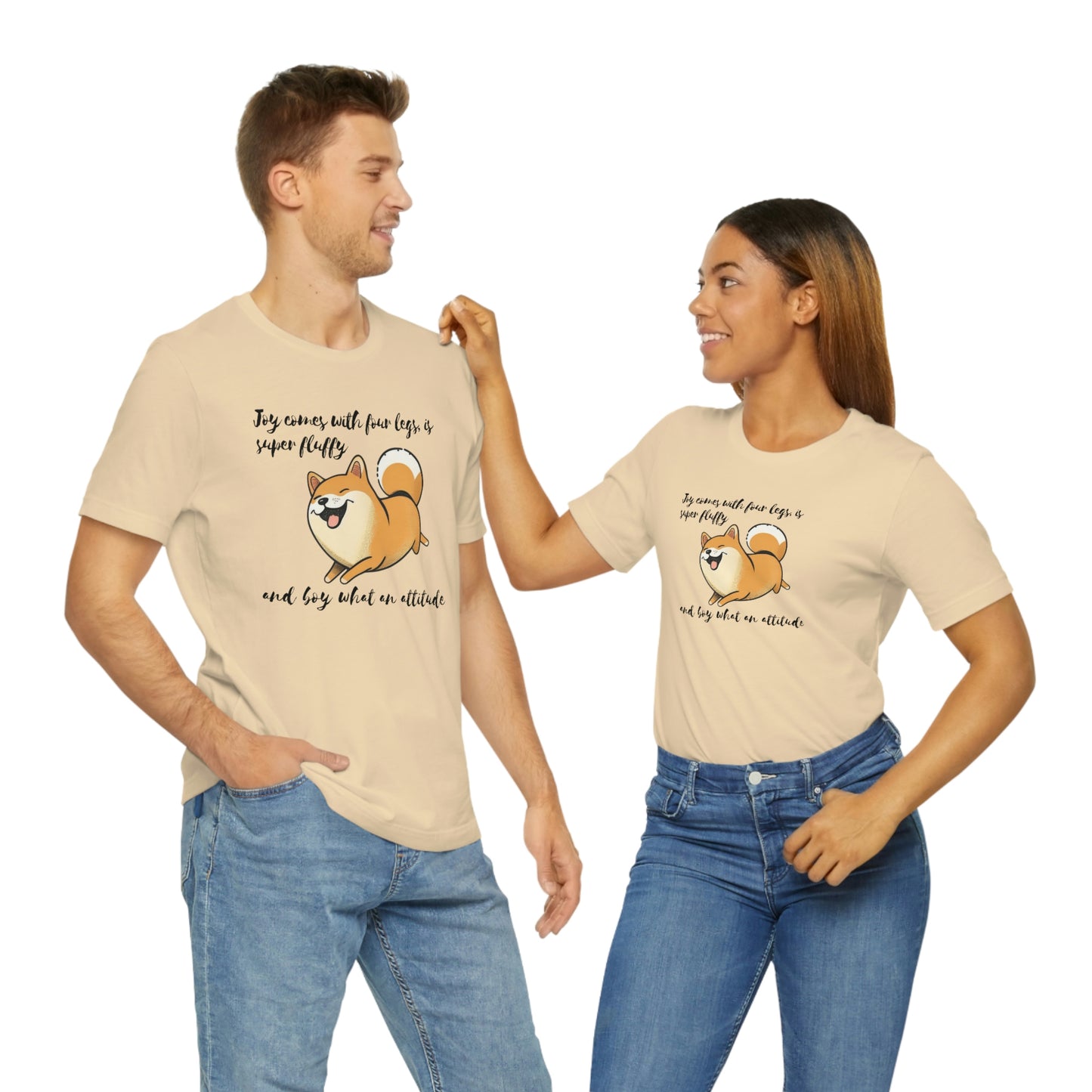 Boy, What an Attitude | Shiba Inu | Unisex Jersey Short Sleeve Tee