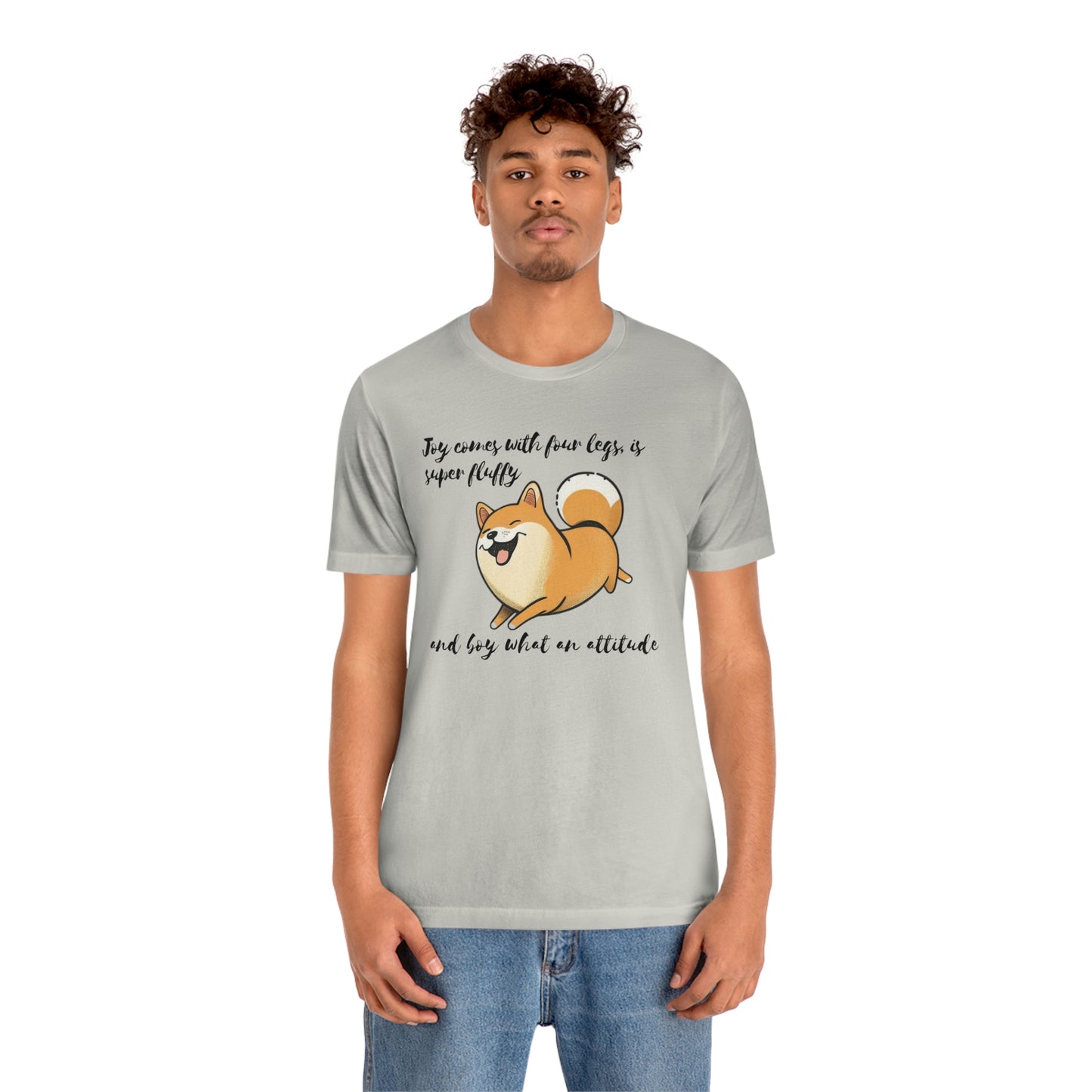 Boy, What an Attitude | Shiba Inu | Unisex Jersey Short Sleeve Tee