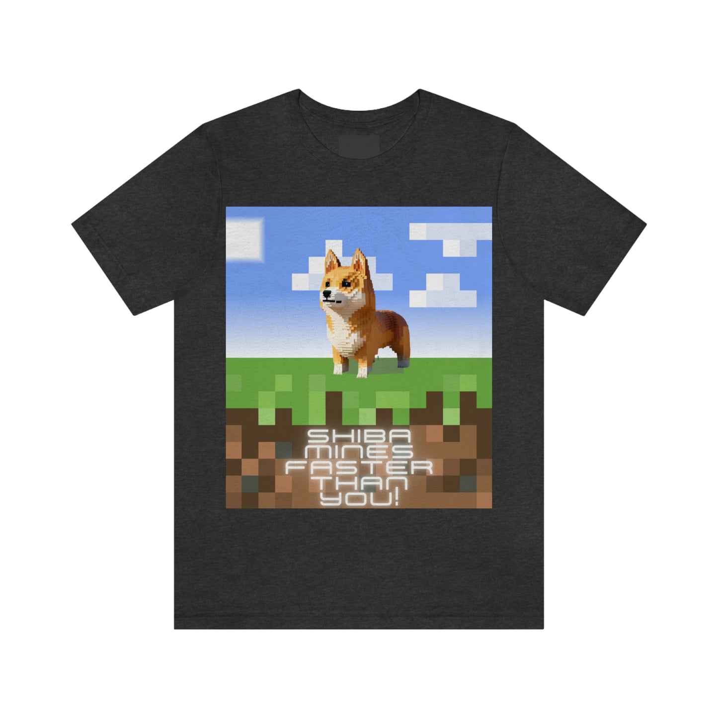 Shiba Mines Faster | Unisex Jersey Short Sleeve Tee