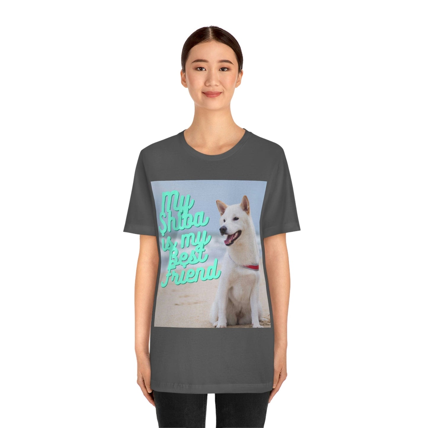 My Best Friend | Shiba Inu | Unisex Jersey Short Sleeve Tee