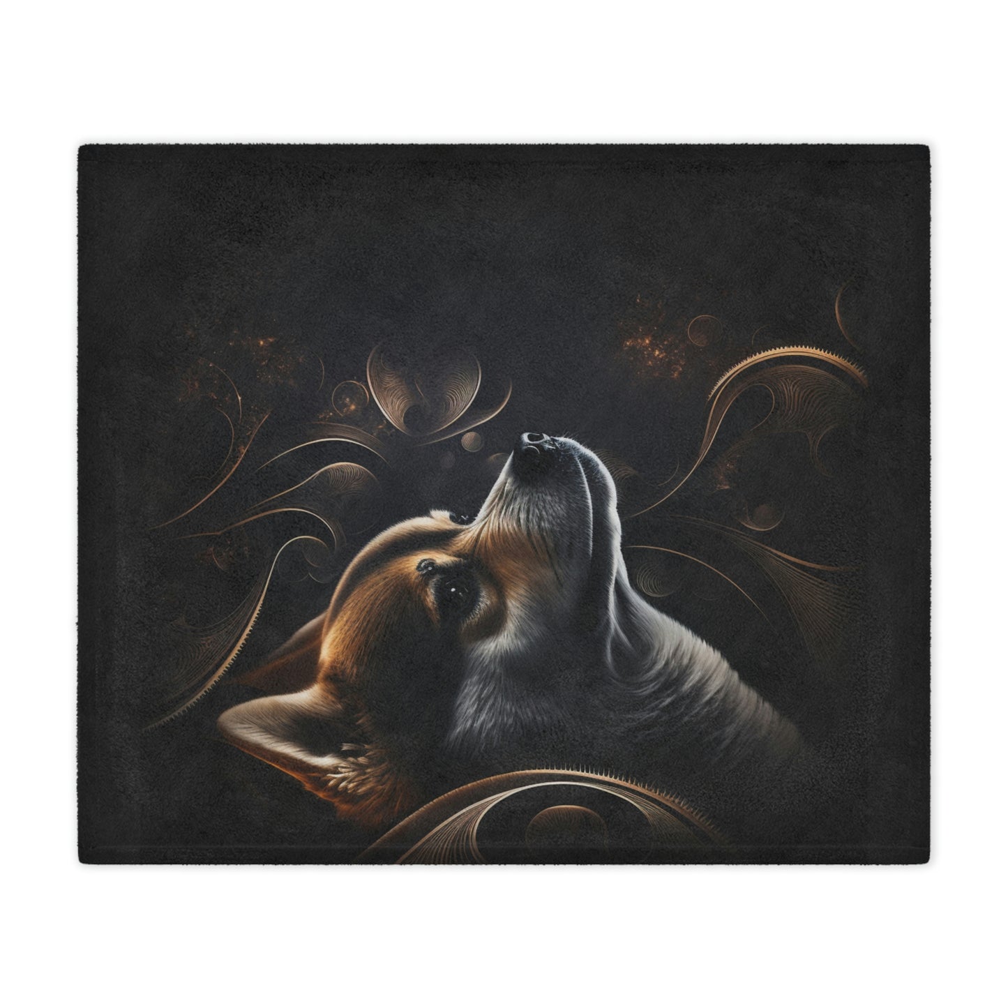 Mystical Minky Shiba Blanket