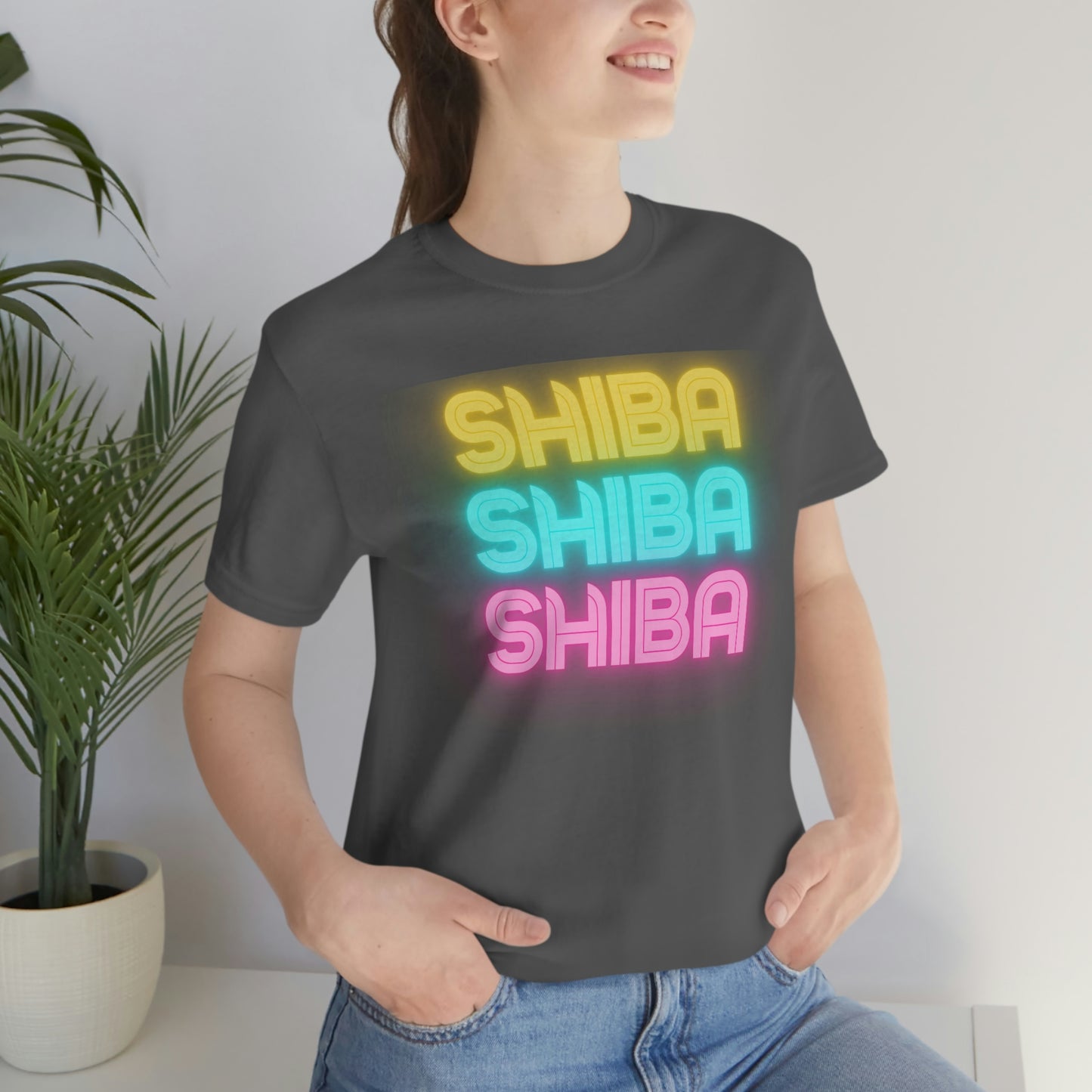 Neon Shiba | Unisex T-shirt