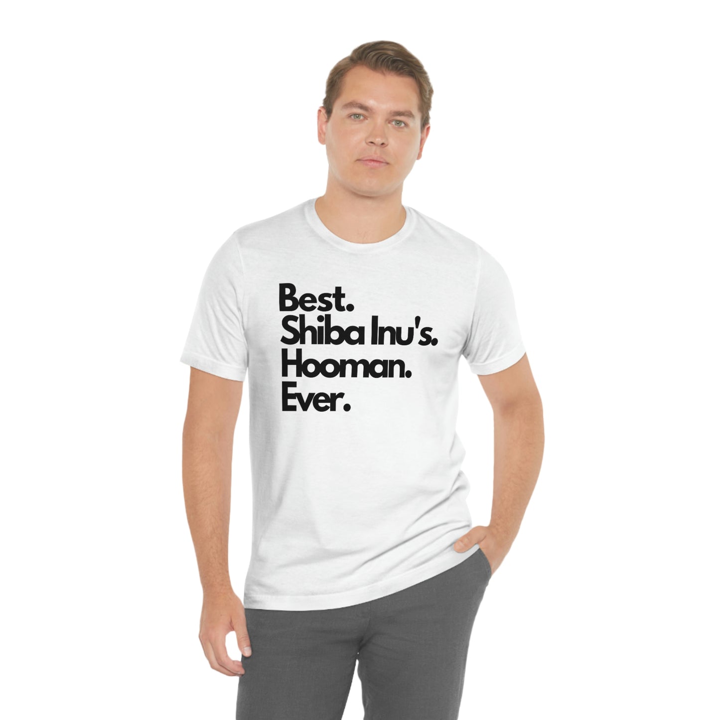 Best Shiba Inu's Hooman Ever Tshirt | High Quality Shiba Inu Print | Great Gift for Shiba Mom or Shiba Dad | Best Shiba Inu Shirt Ever