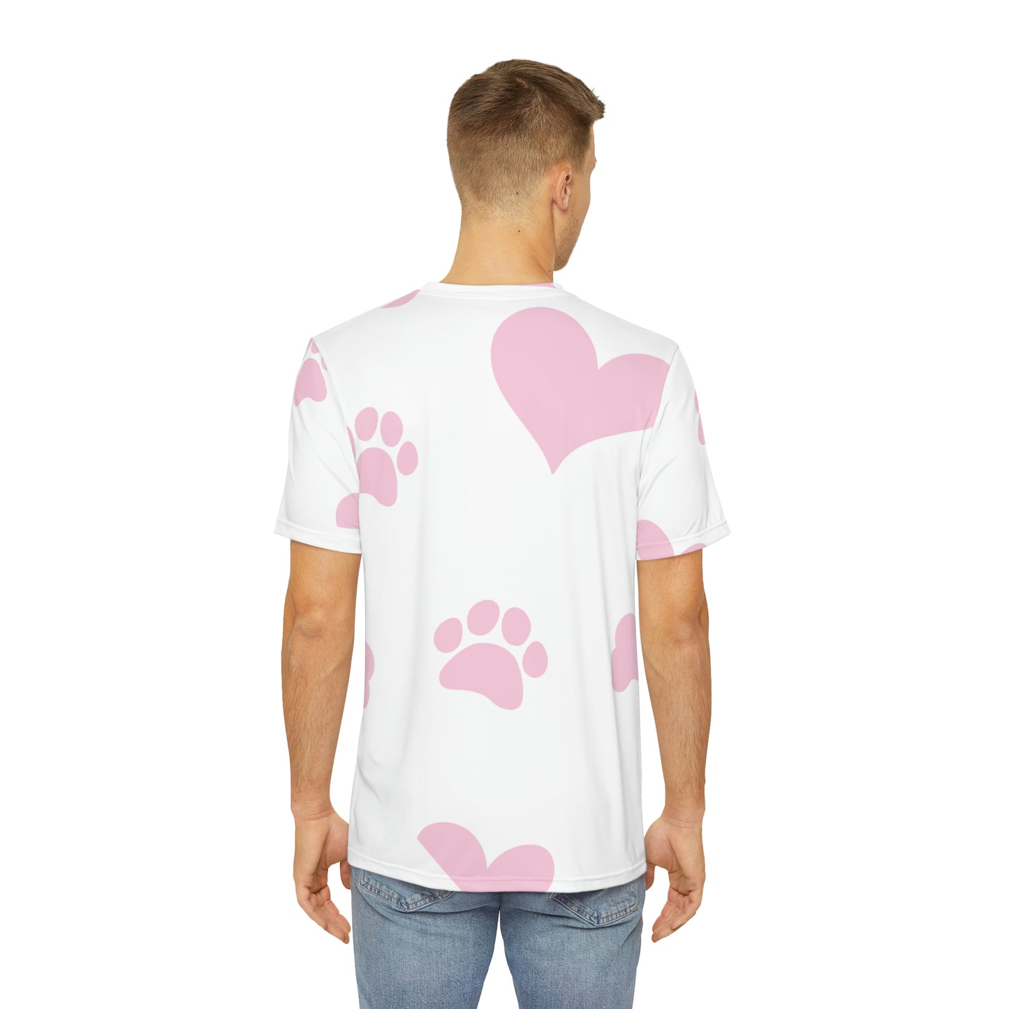 Do I Shiba Valentine Inu? - Men's Polyester Tee (AOP)