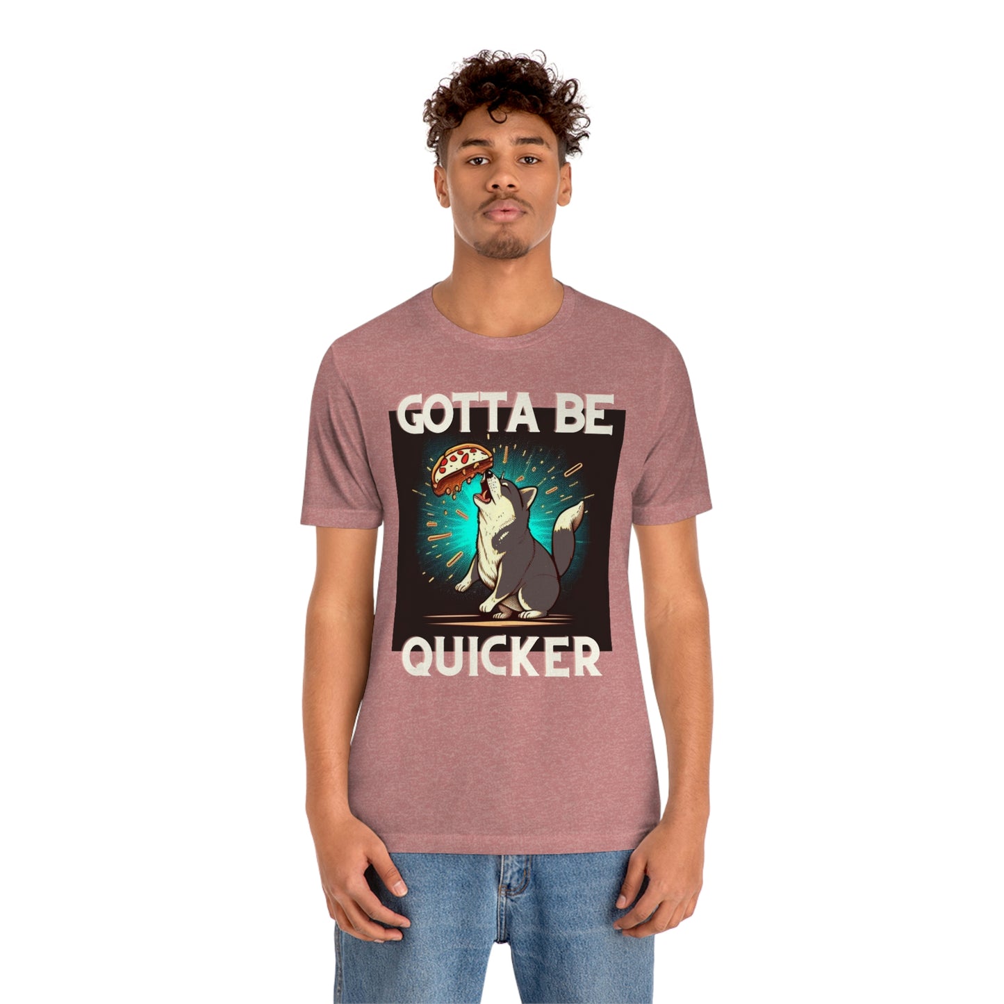 Gotta Be Quicker | Shiba Inu | Unisex Jersey Short Sleeve Tee