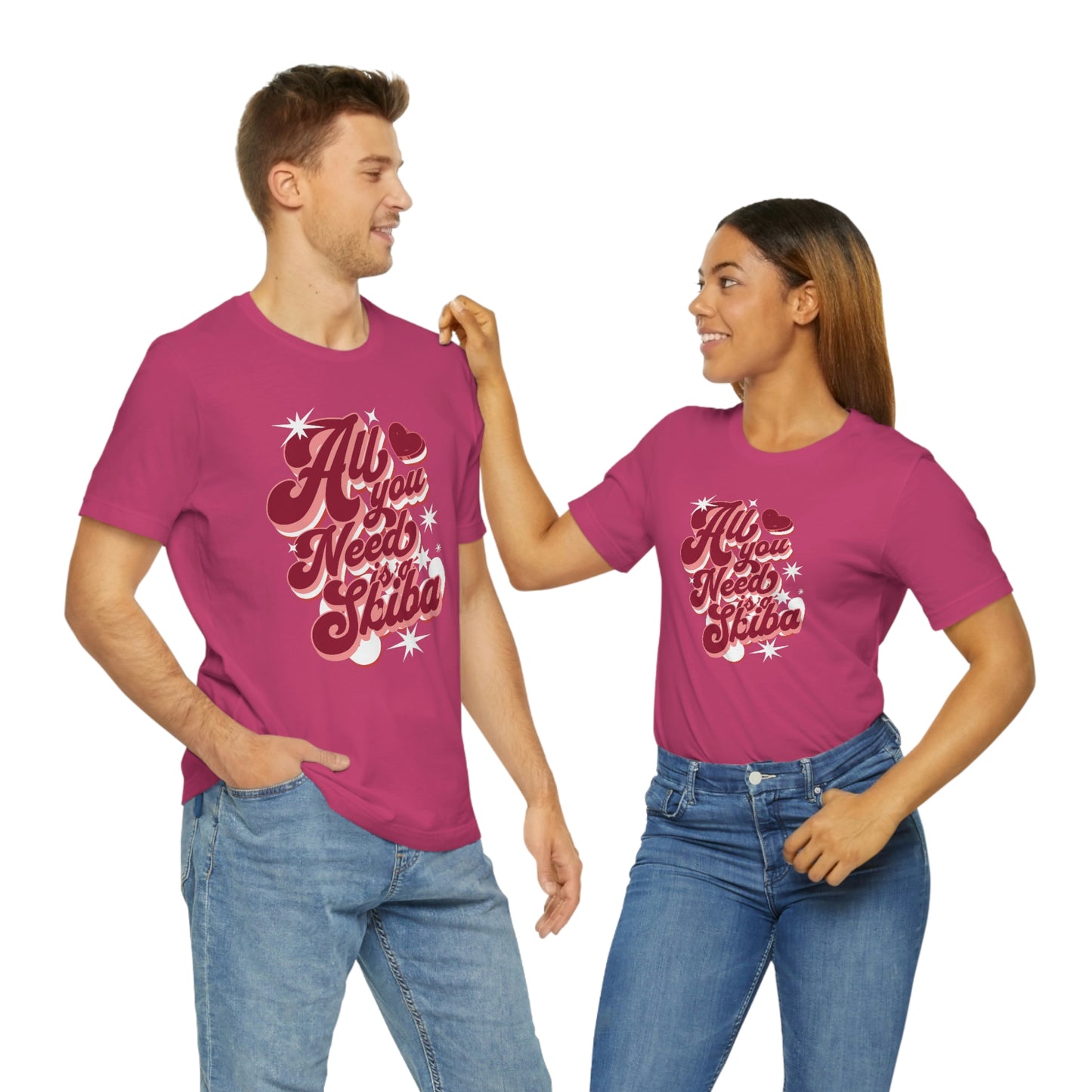 Comfy Shiba Love T-Shirt with "All You Need is a Shiba" Design - Perfect Gift for Shiba Lovers!