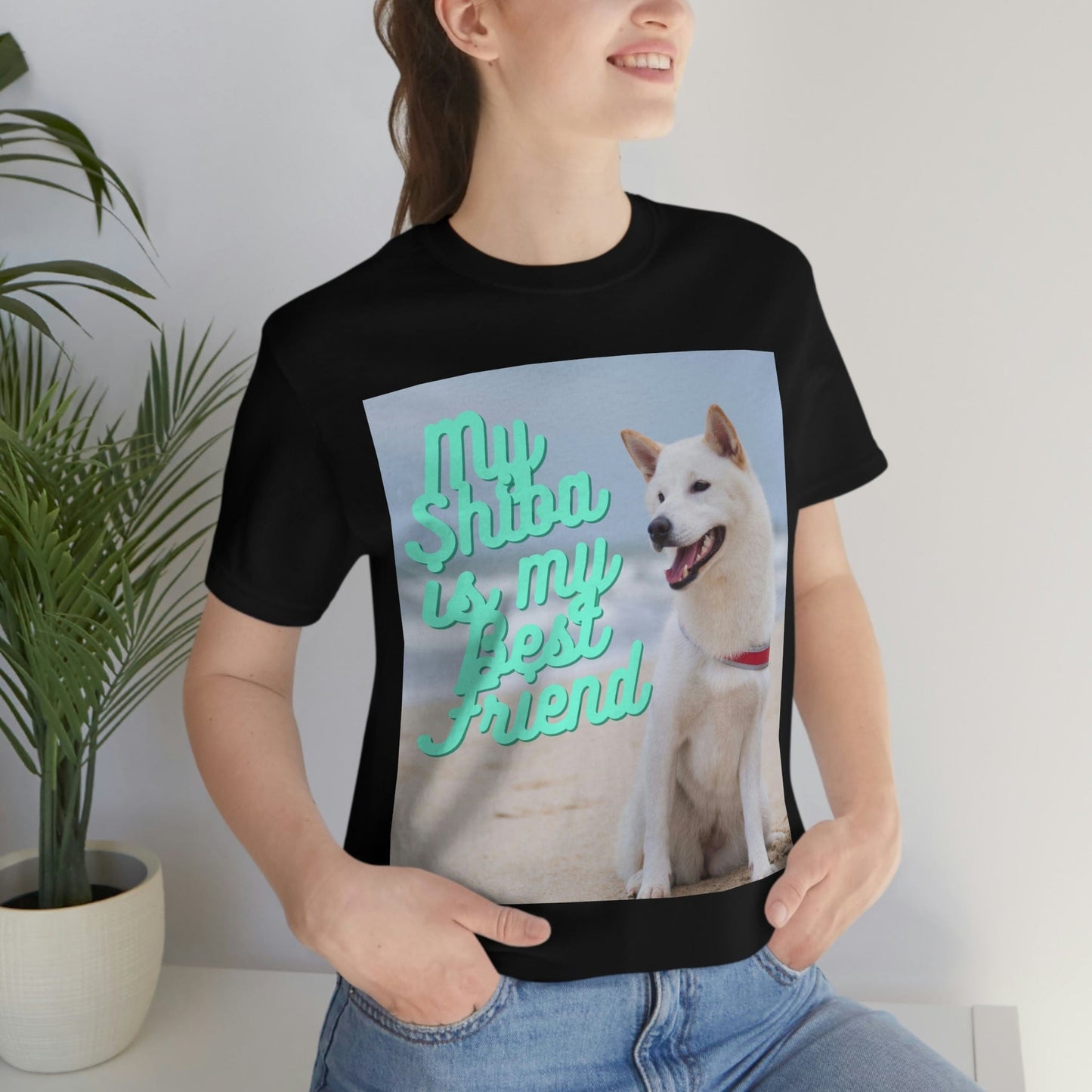 My Best Friend | Shiba Inu | Unisex Jersey Short Sleeve Tee