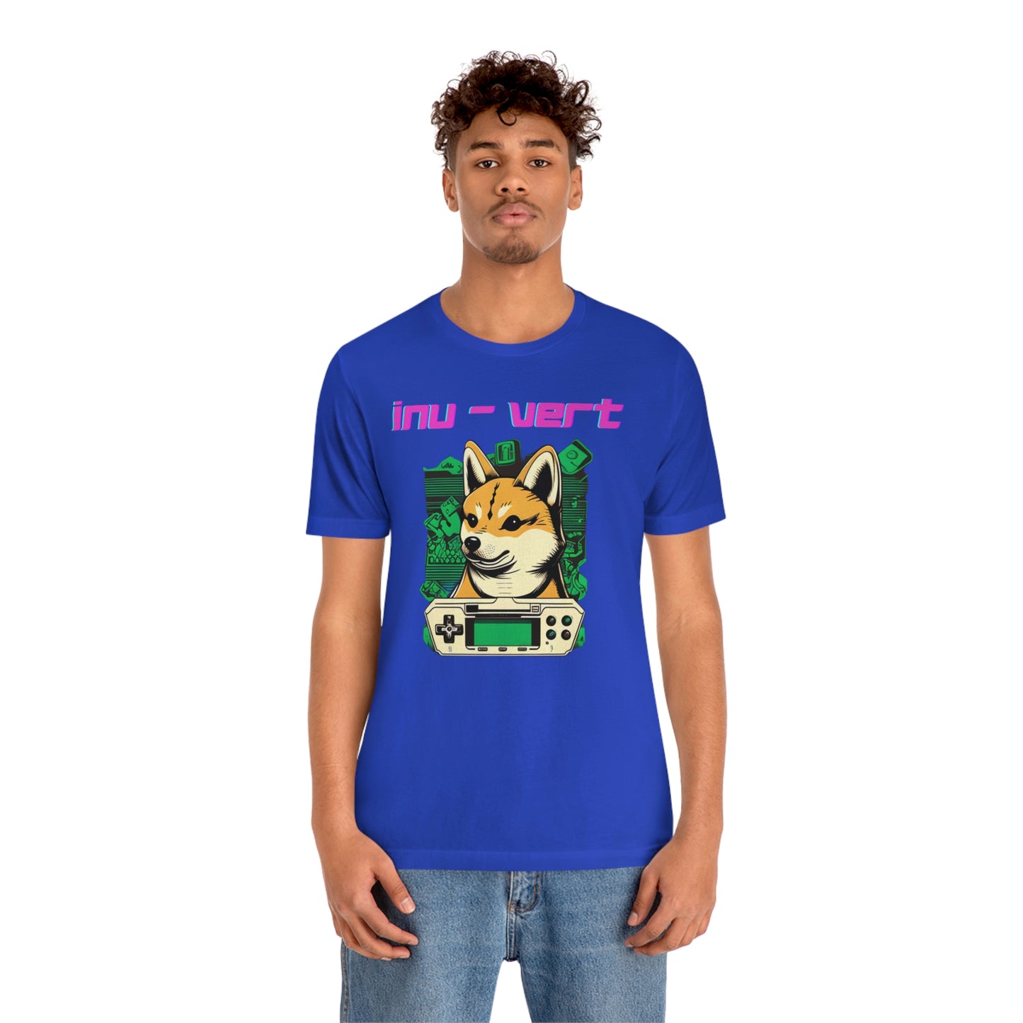 Inu - Vert Shiba Inu Funny Gamer Tshirt | Dog Owner Top