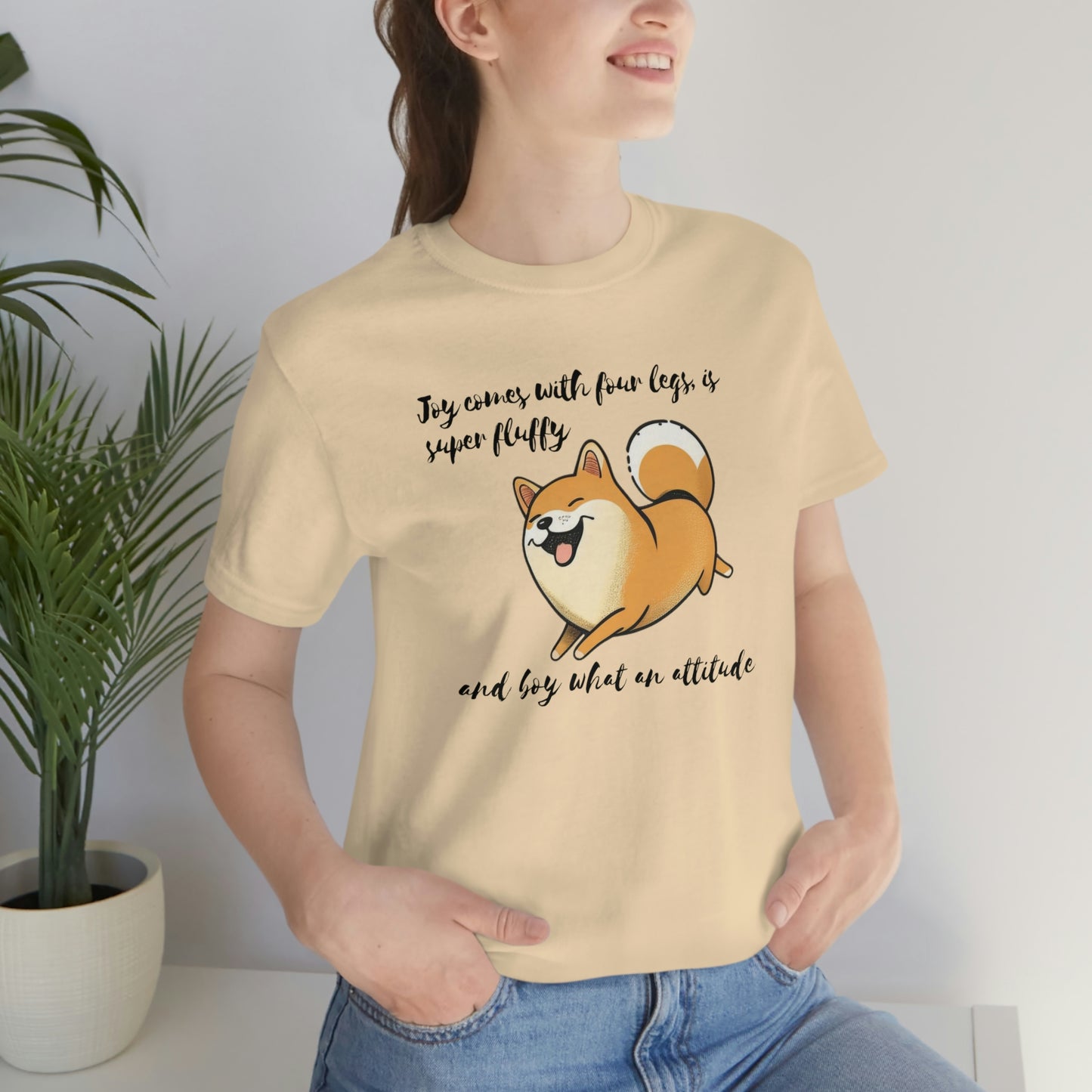 Boy, What an Attitude | Shiba Inu | Unisex Jersey Short Sleeve Tee