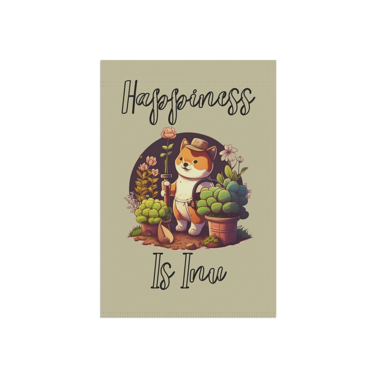 Happiness | Shiba Inu | Garden & House Banner