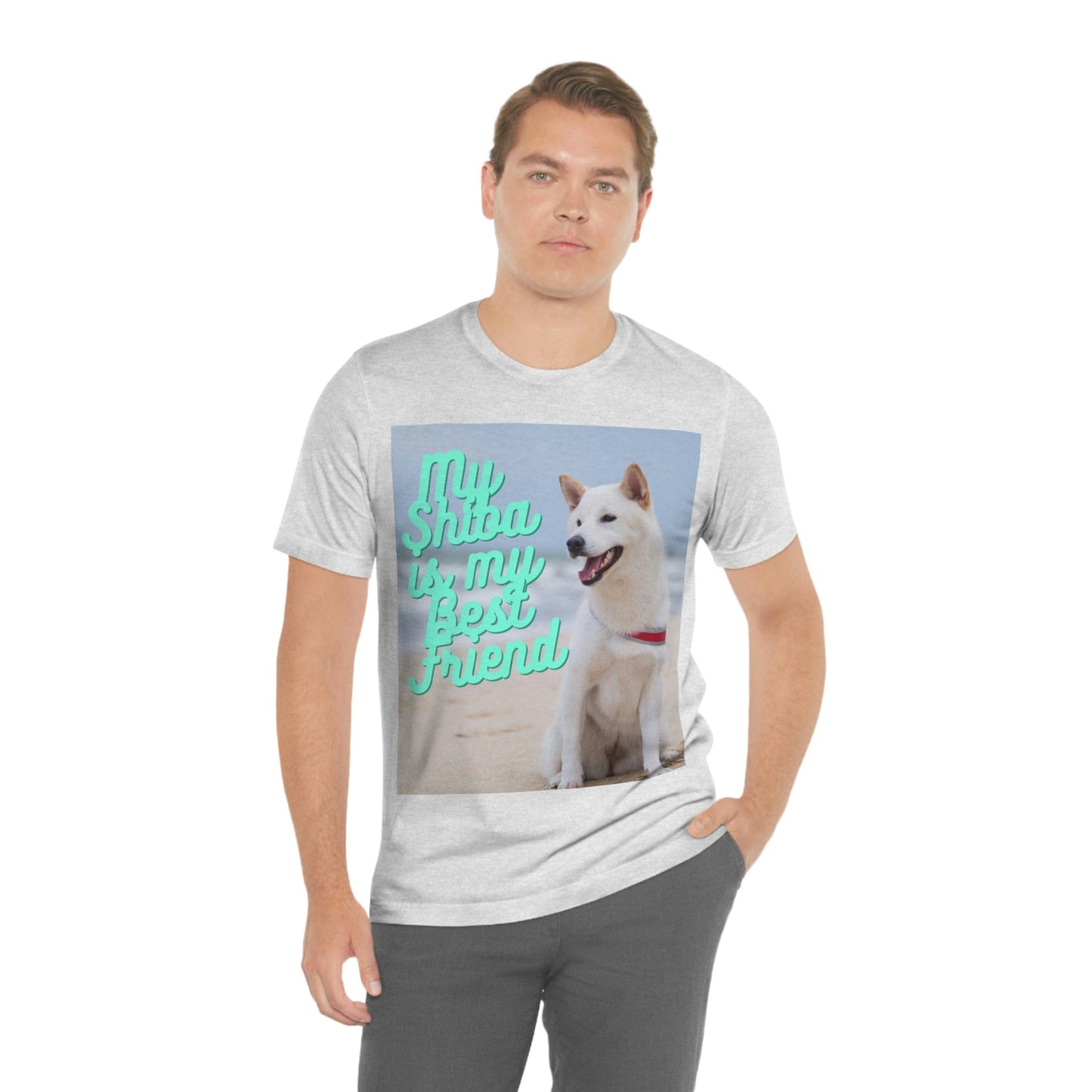 My Best Friend | Shiba Inu | Unisex Jersey Short Sleeve Tee