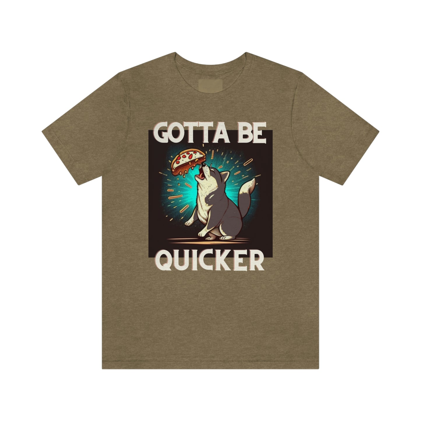 Gotta Be Quicker | Shiba Inu | Unisex Jersey Short Sleeve Tee