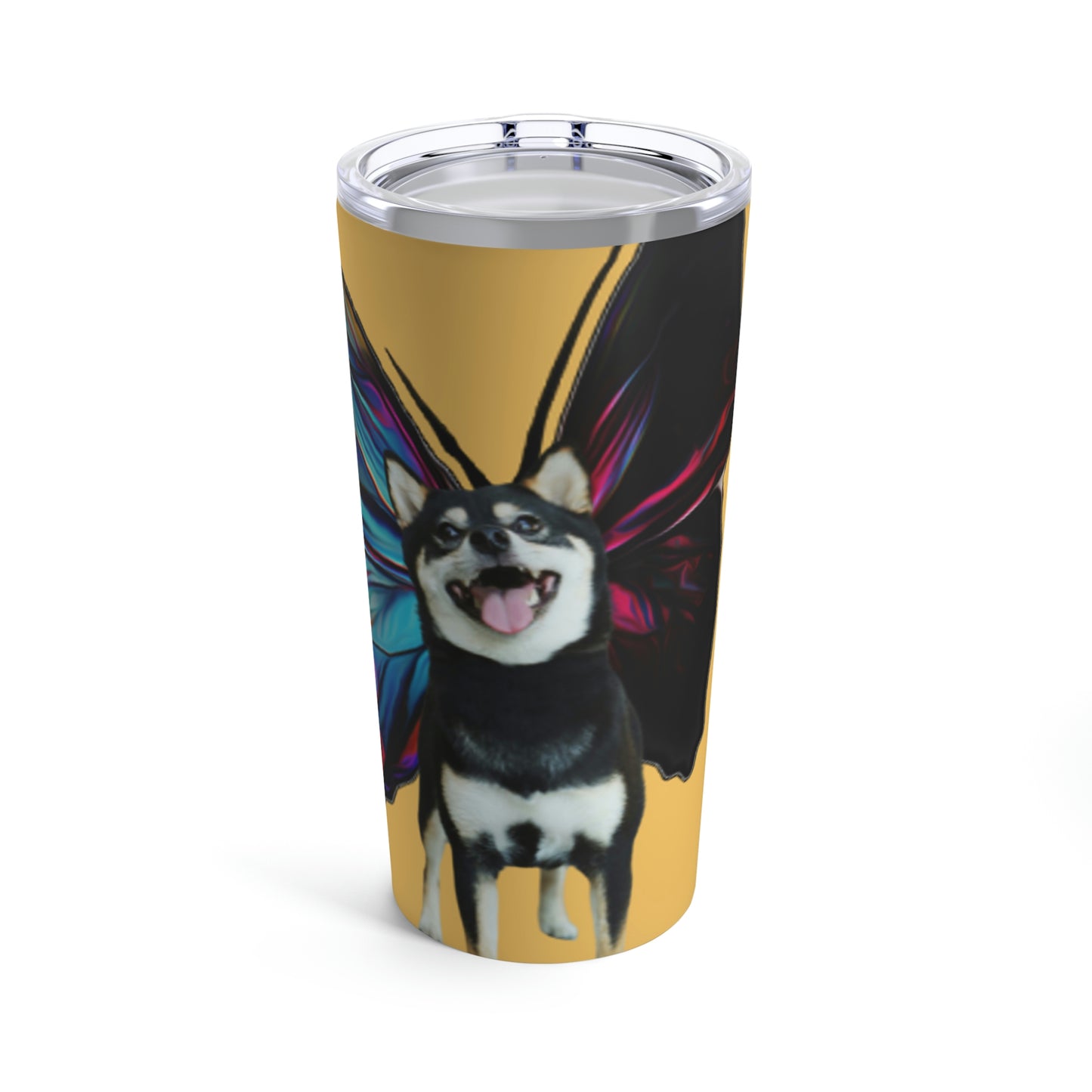 Butterfly Wing Shiba Inu Insulated Tumbler 20oz