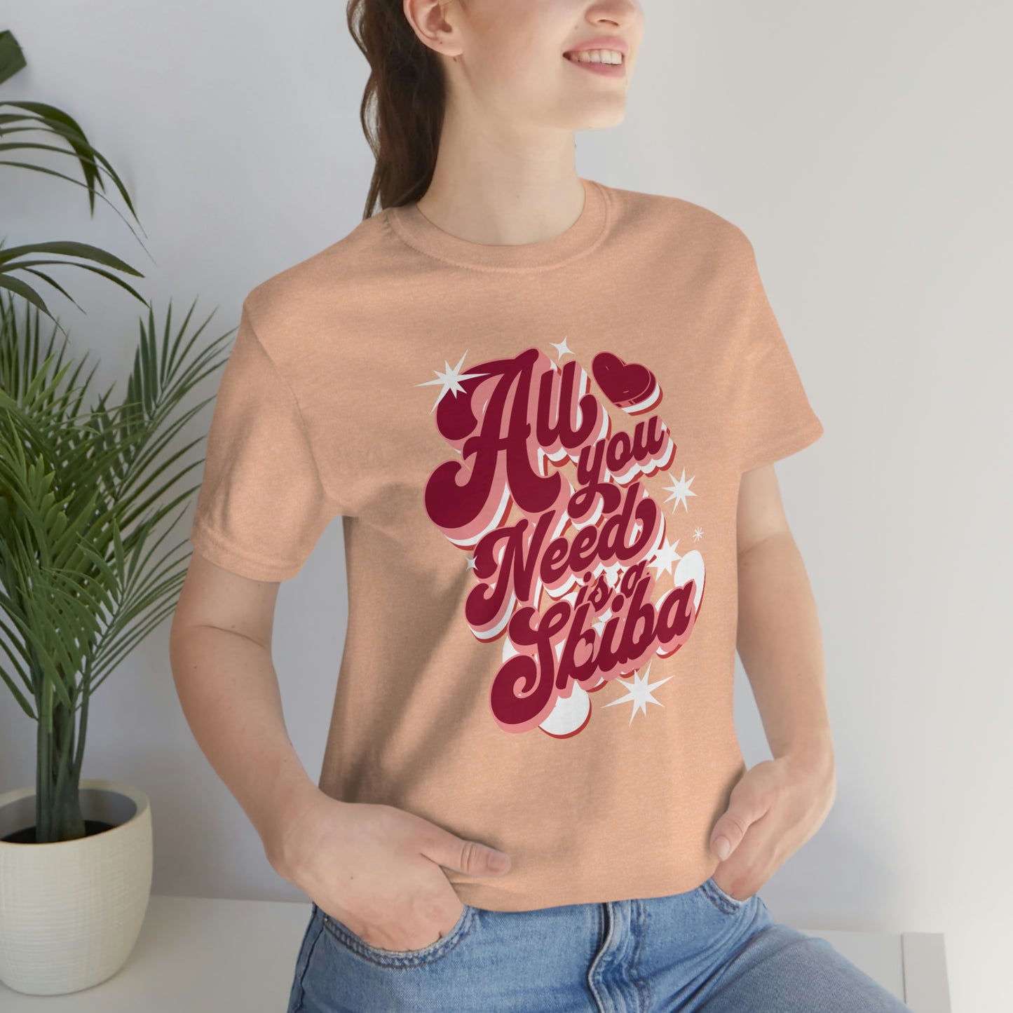 Comfy Shiba Love T-Shirt with "All You Need is a Shiba" Design - Perfect Gift for Shiba Lovers!