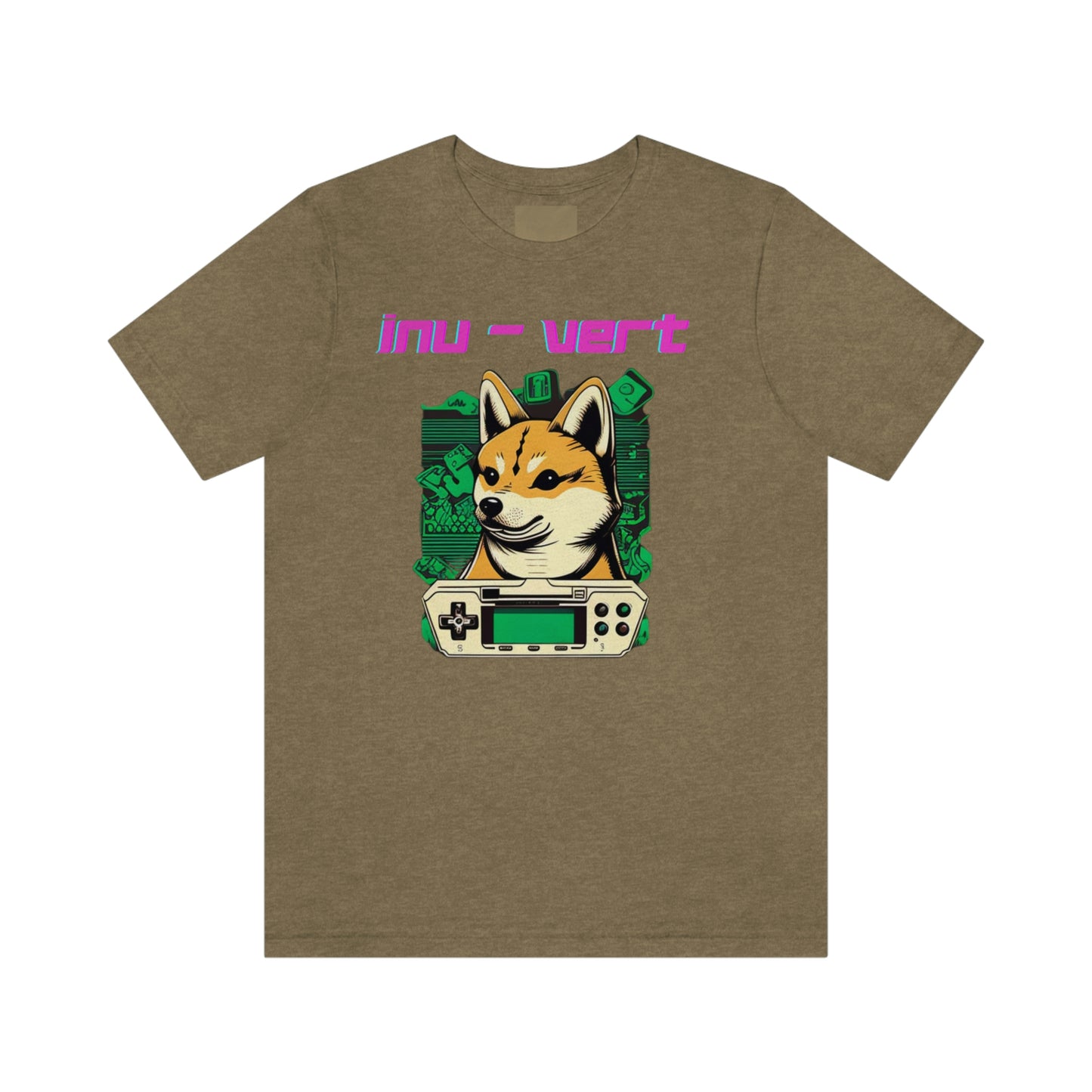 Inu - Vert Shiba Inu Funny Gamer Tshirt | Dog Owner Top