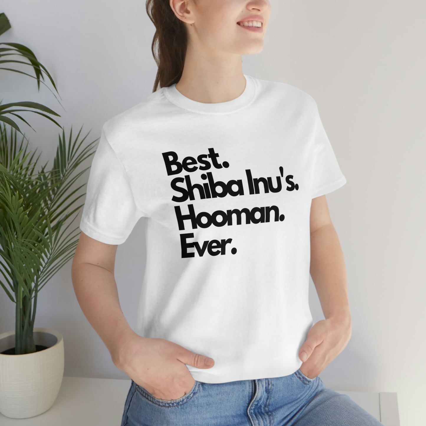 Best Shiba Inu's Hooman Ever Tshirt | High Quality Shiba Inu Print | Great Gift for Shiba Mom or Shiba Dad | Best Shiba Inu Shirt Ever