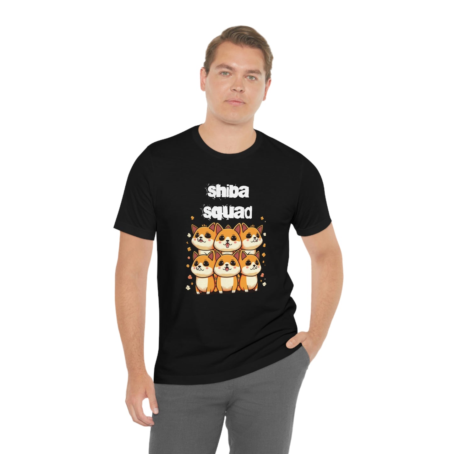 Shiba Squad Graphic Tee - Soft Cotton & Quality Print - Perfect for Shiba Inu Lovers