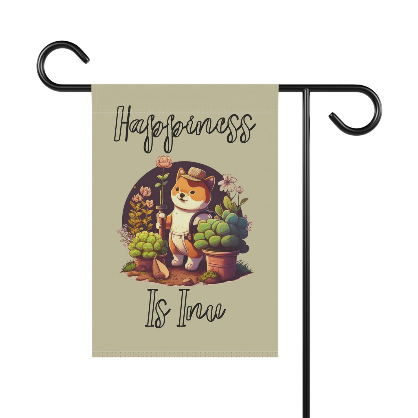 Happiness | Shiba Inu | Garden & House Banner