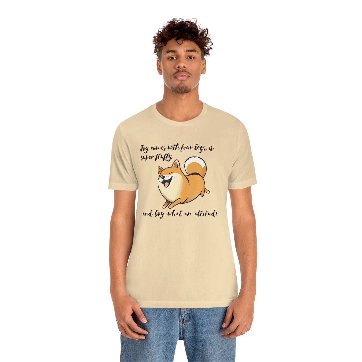 Boy, What an Attitude | Shiba Inu | Unisex Jersey Short Sleeve Tee