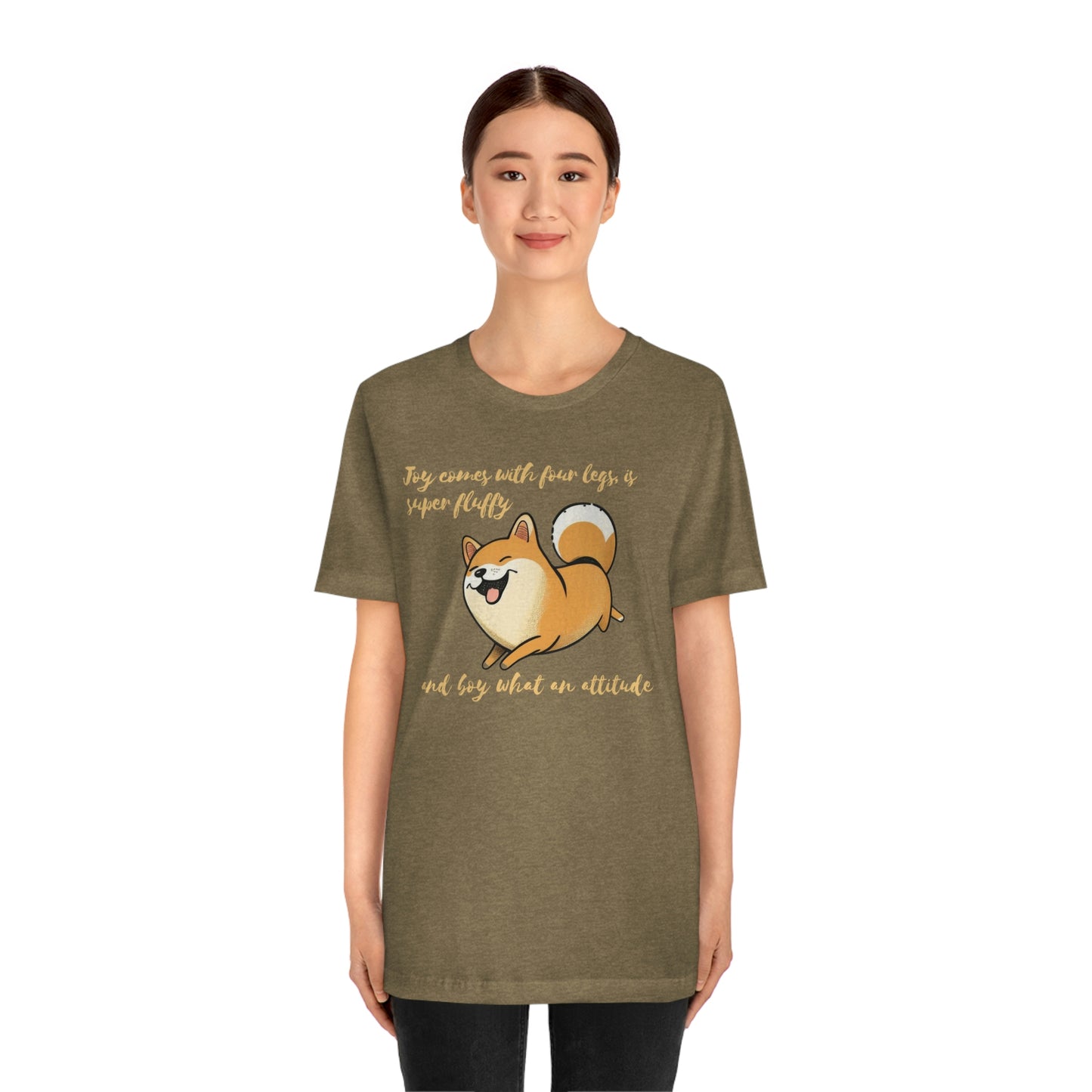 Boy, What an Attitude | Shiba Inu | Unisex Jersey Short Sleeve Tee