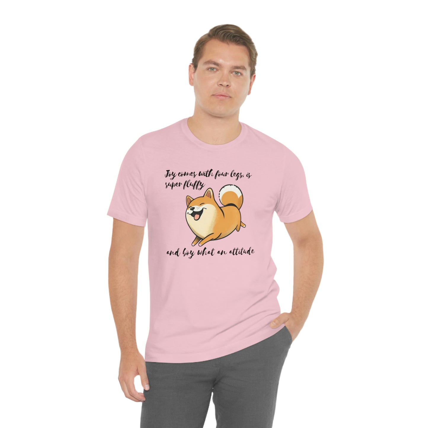 Boy, What an Attitude | Shiba Inu | Unisex Jersey Short Sleeve Tee