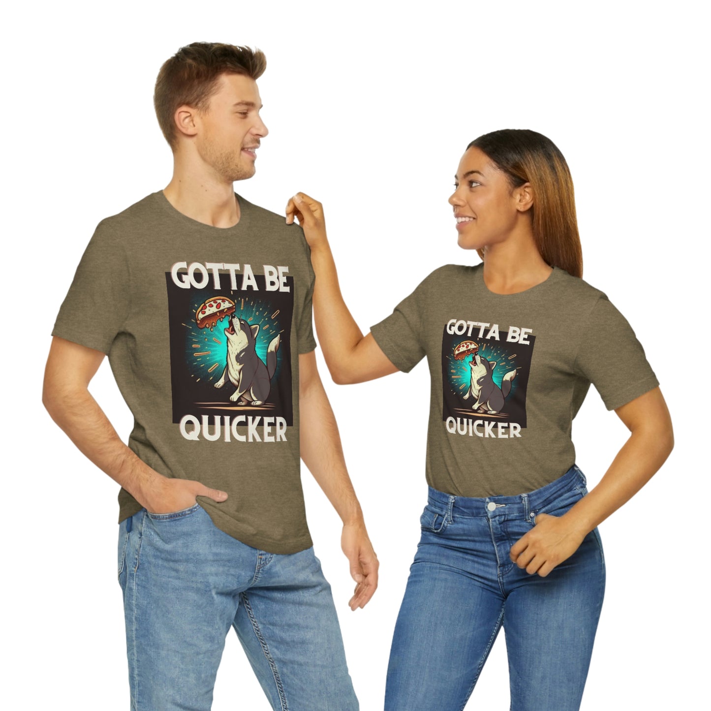 Gotta Be Quicker | Shiba Inu | Unisex Jersey Short Sleeve Tee