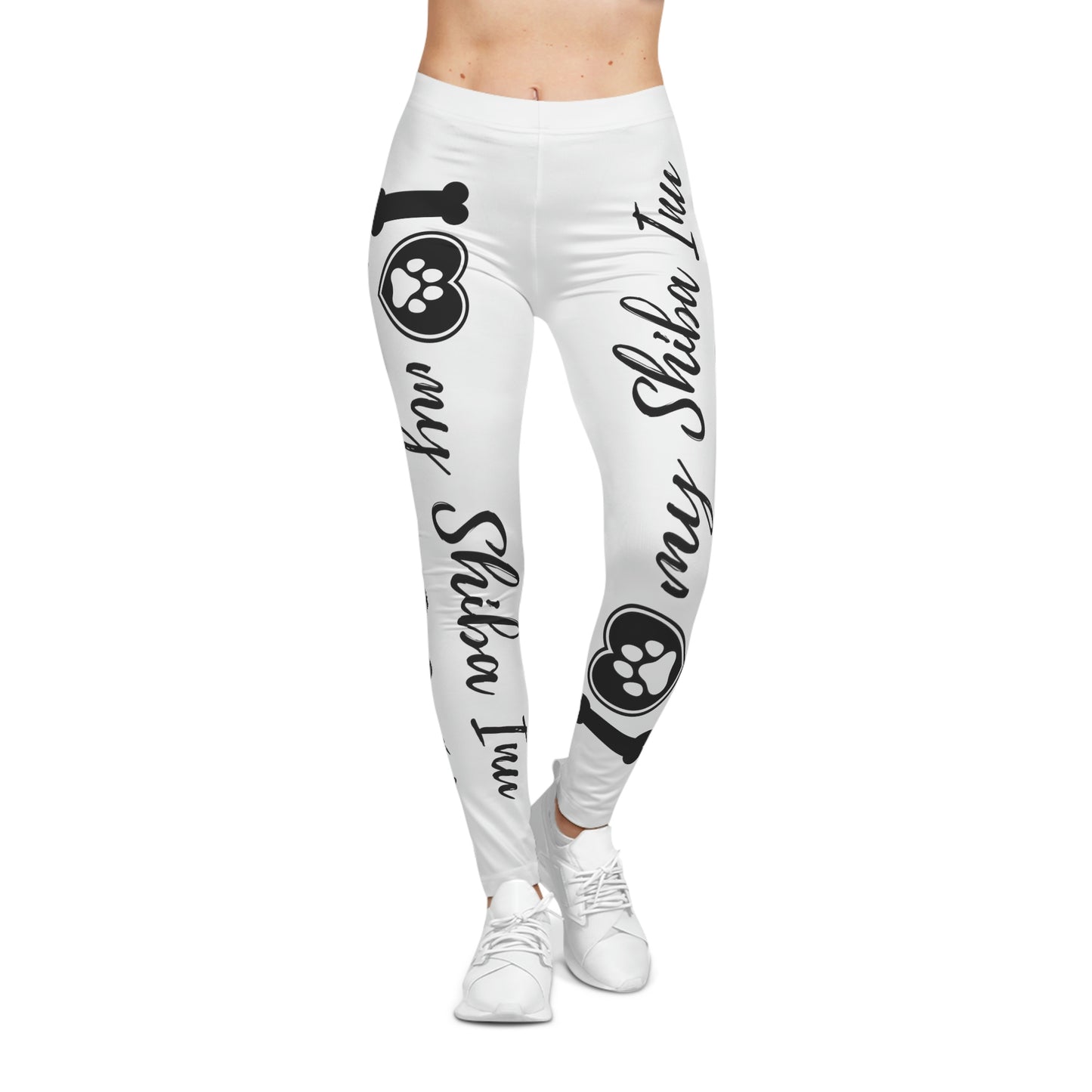 I Heart my Shiba Inu | Women's Casual Leggings