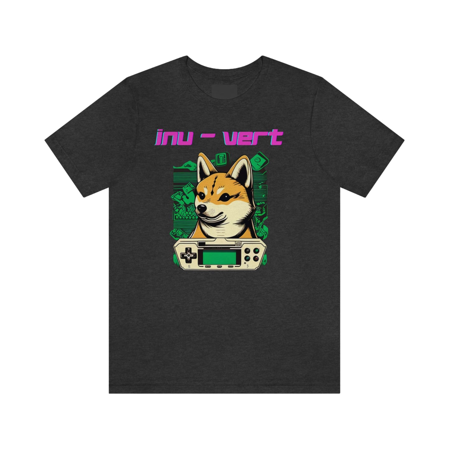 Inu - Vert Shiba Inu Funny Gamer Tshirt | Dog Owner Top