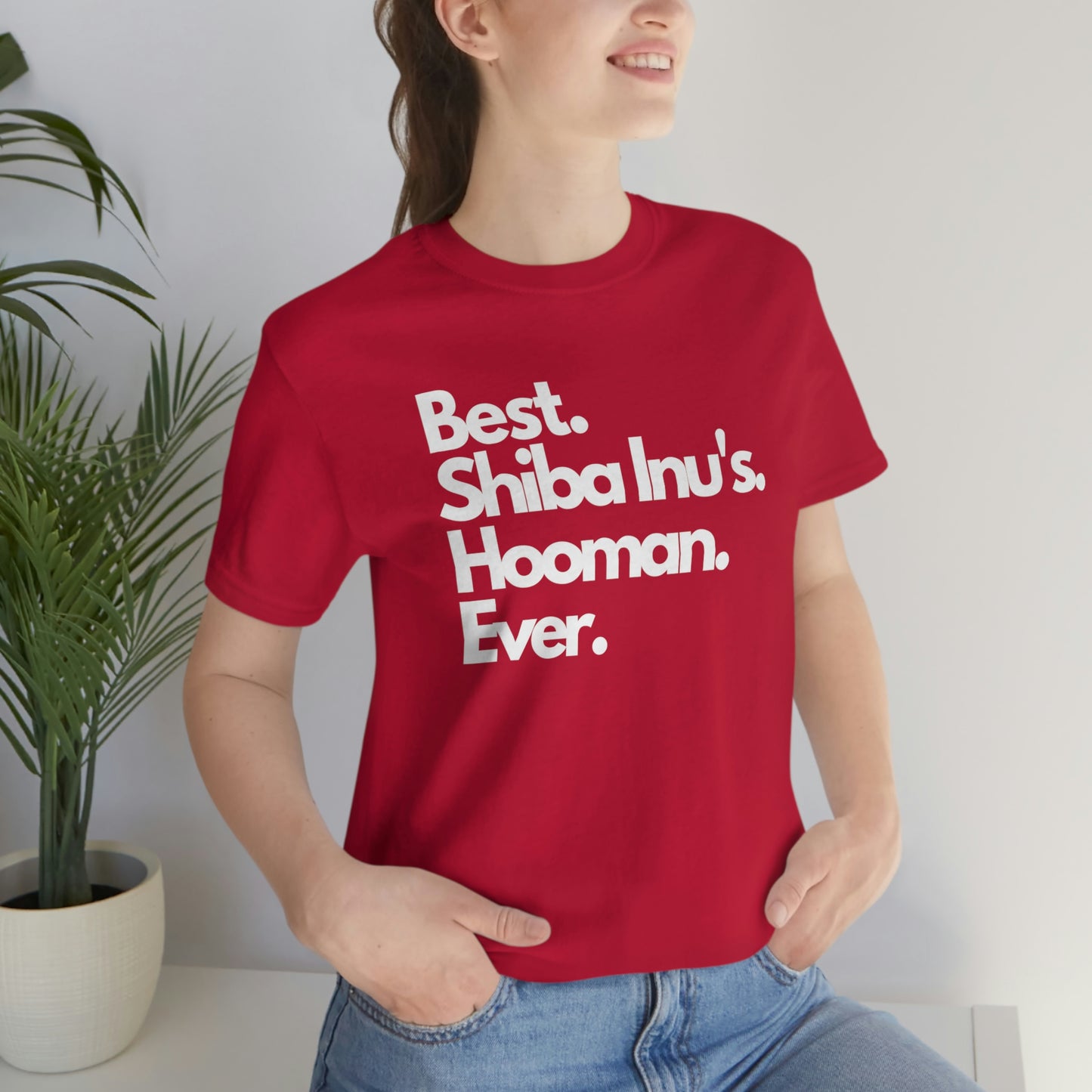 Best Shiba Inu's Hooman Ever Tshirt | High Quality Shiba Inu Print | Great Gift for Shiba Mom or Shiba Dad | Best Shiba Inu Shirt Ever